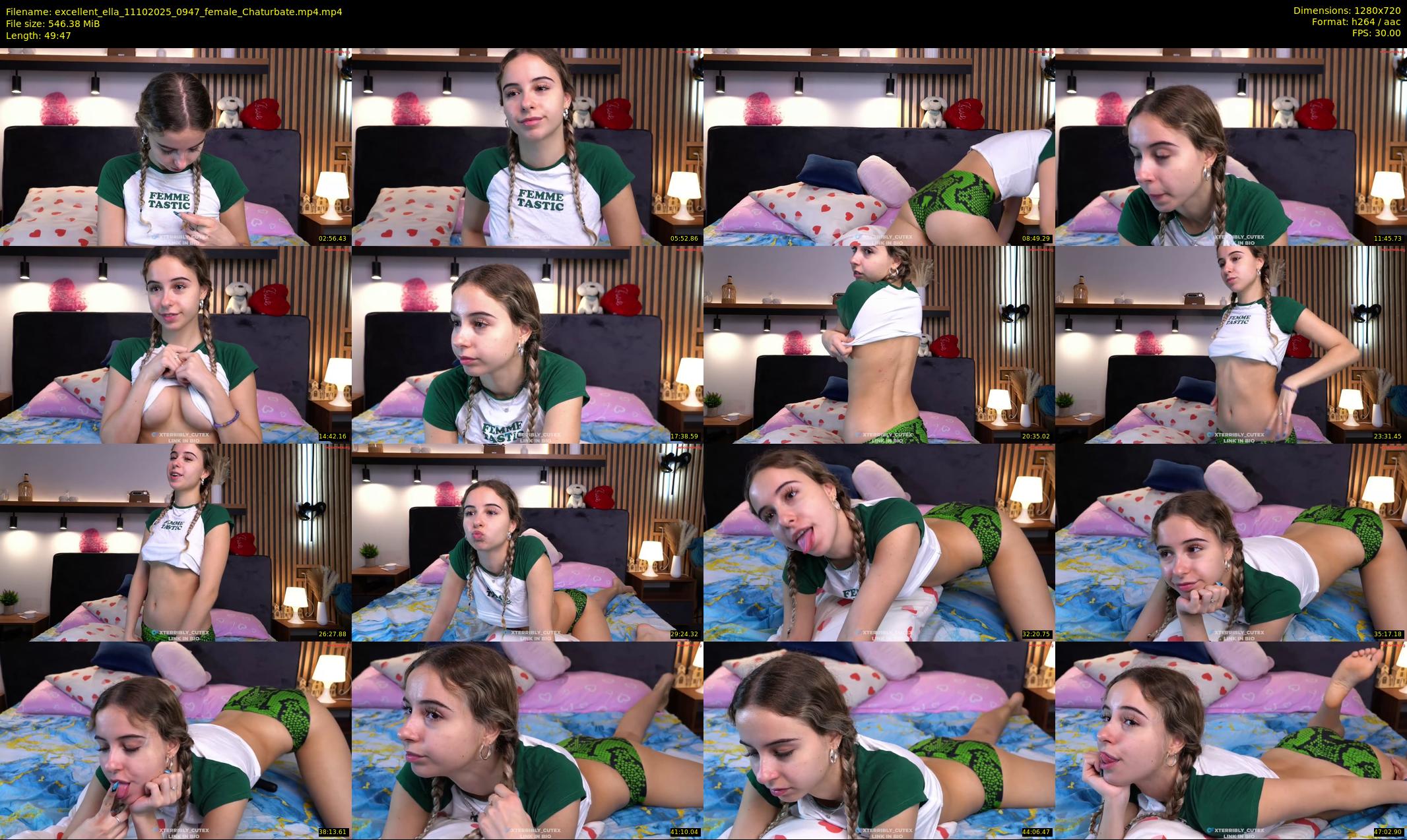 excellent_ella — 50 minute Chaturbate female cam show recording, 720p, Oct 11, 2025