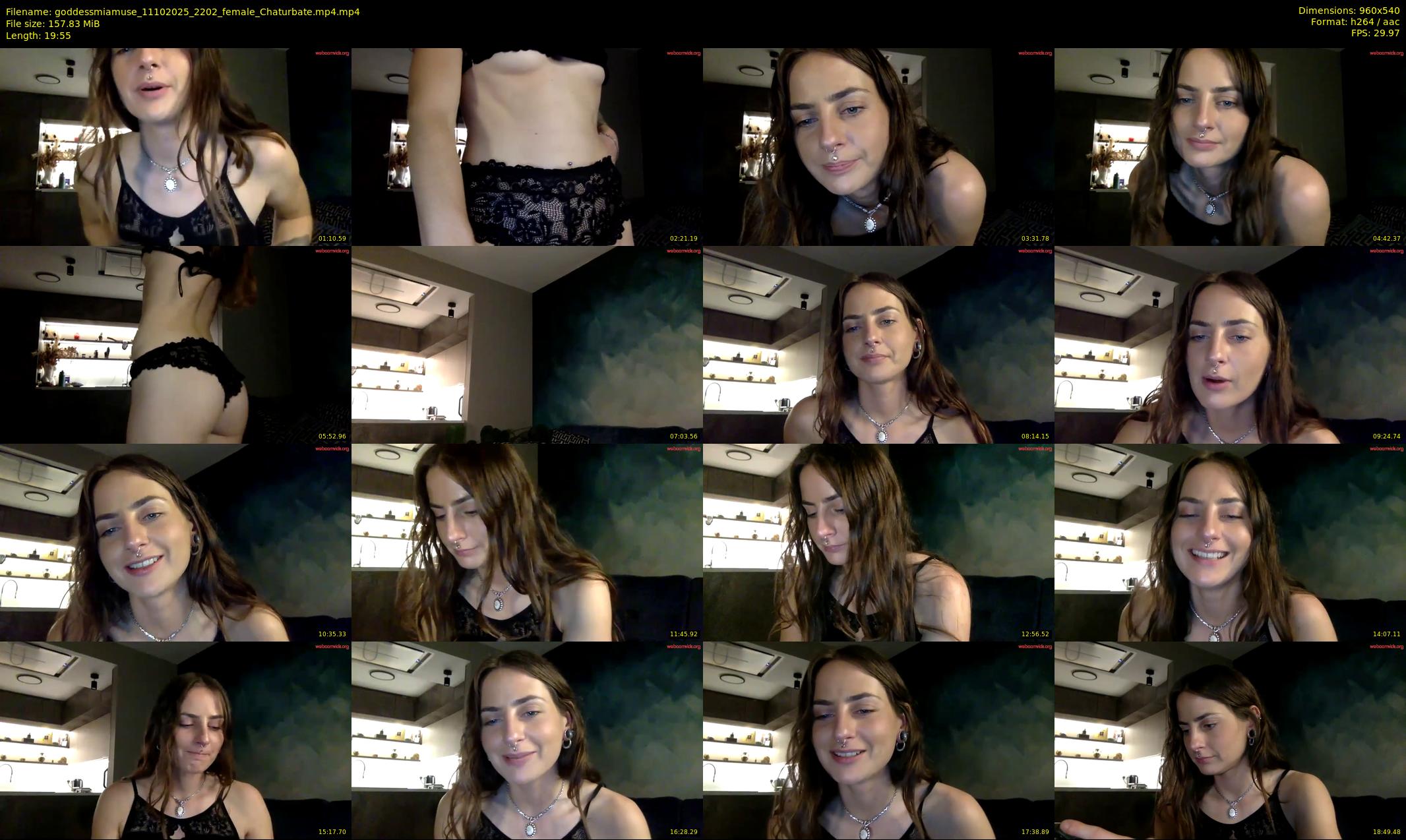 goddessmiamuse — 20 minute Chaturbate female cam show recording, 480p, Oct 11, 2025