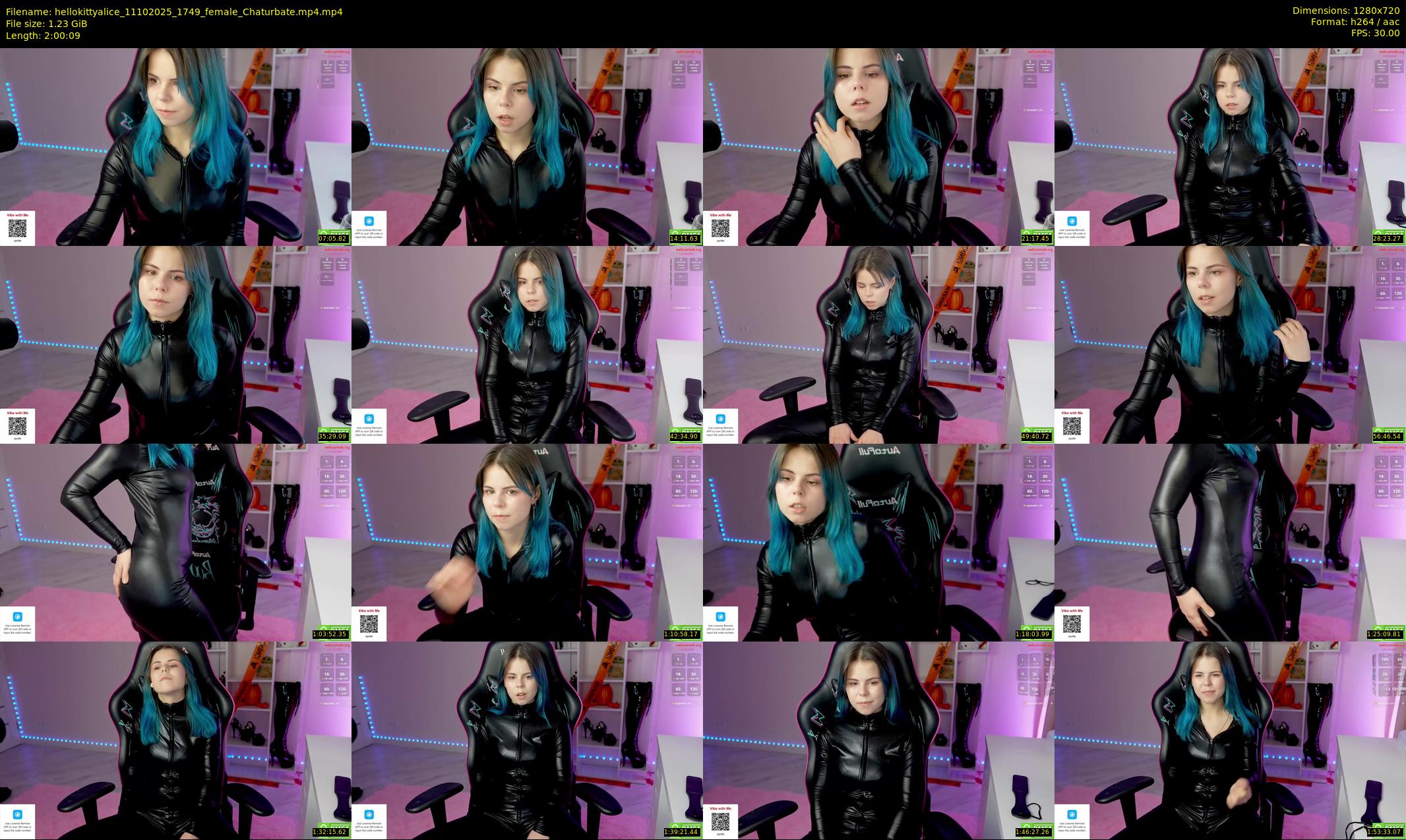 hellokittyalice — 121 minute Chaturbate female cam show recording, 720p, Oct 11, 2025