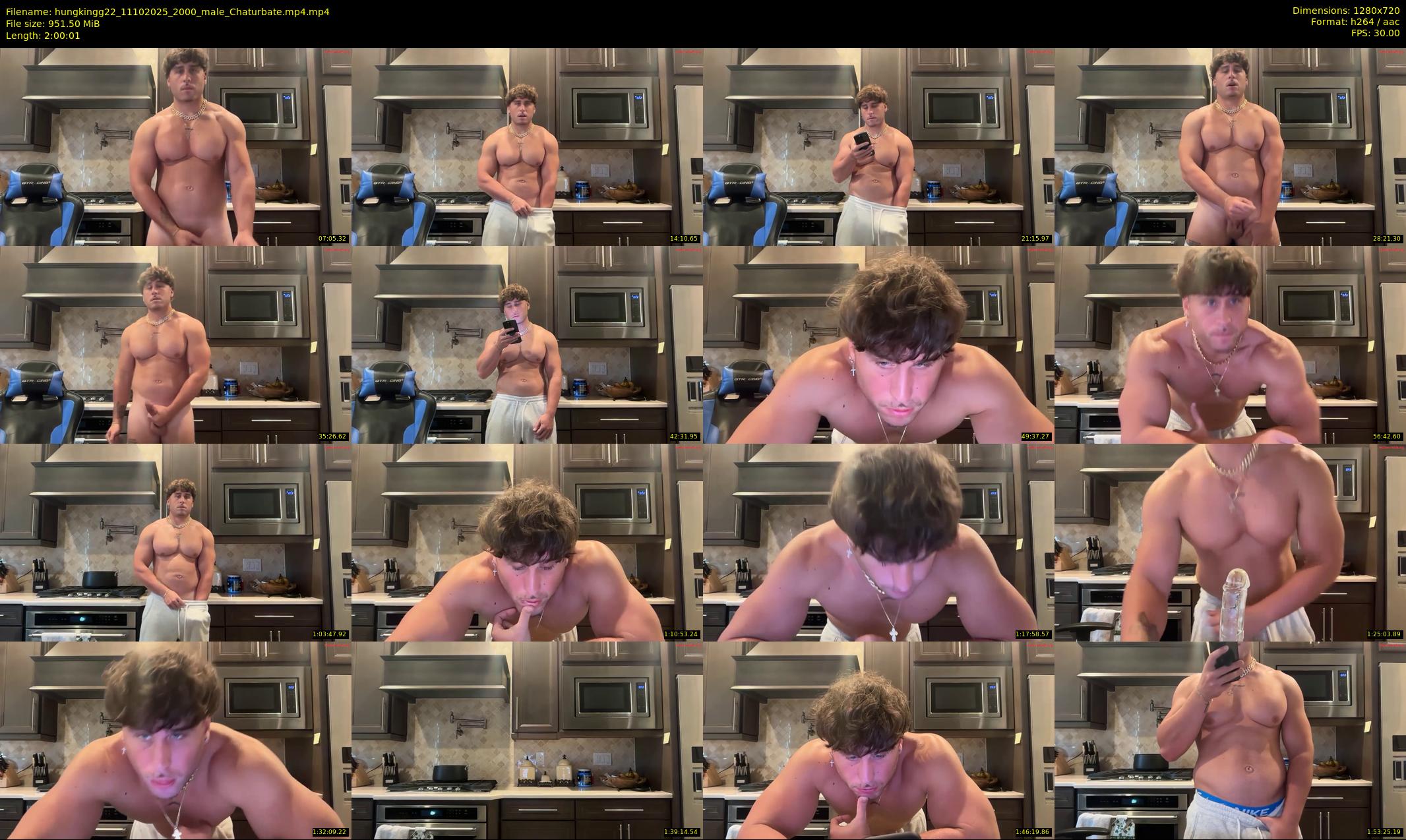 hungkingg22 — 121 minute Chaturbate male cam show recording, 720p, Oct 11, 2025