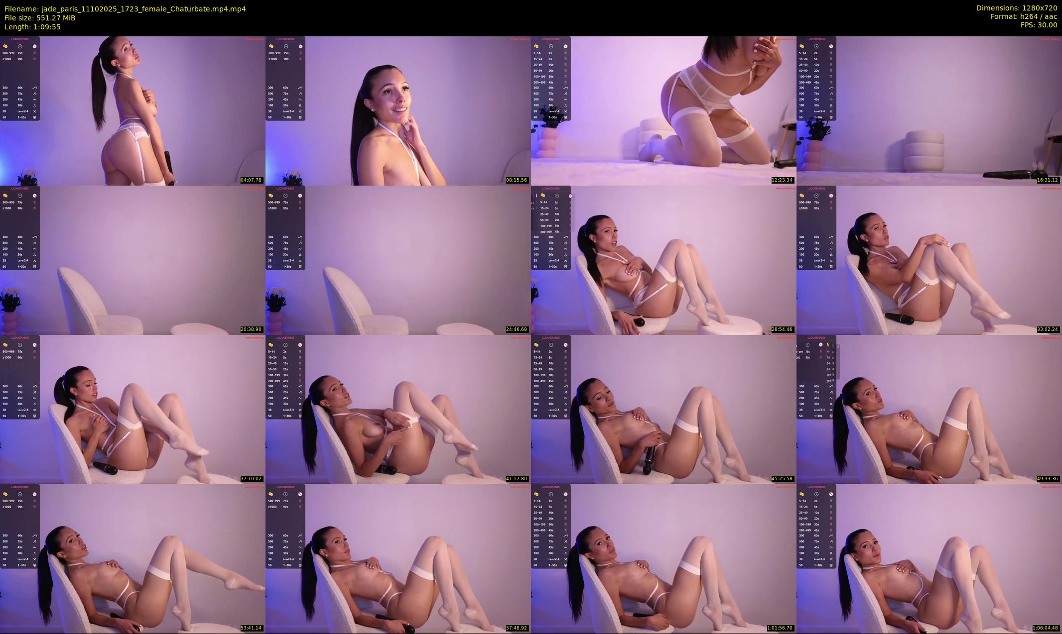 jade_paris — 70 minute Chaturbate female cam show recording, 720p, Oct 11, 2025