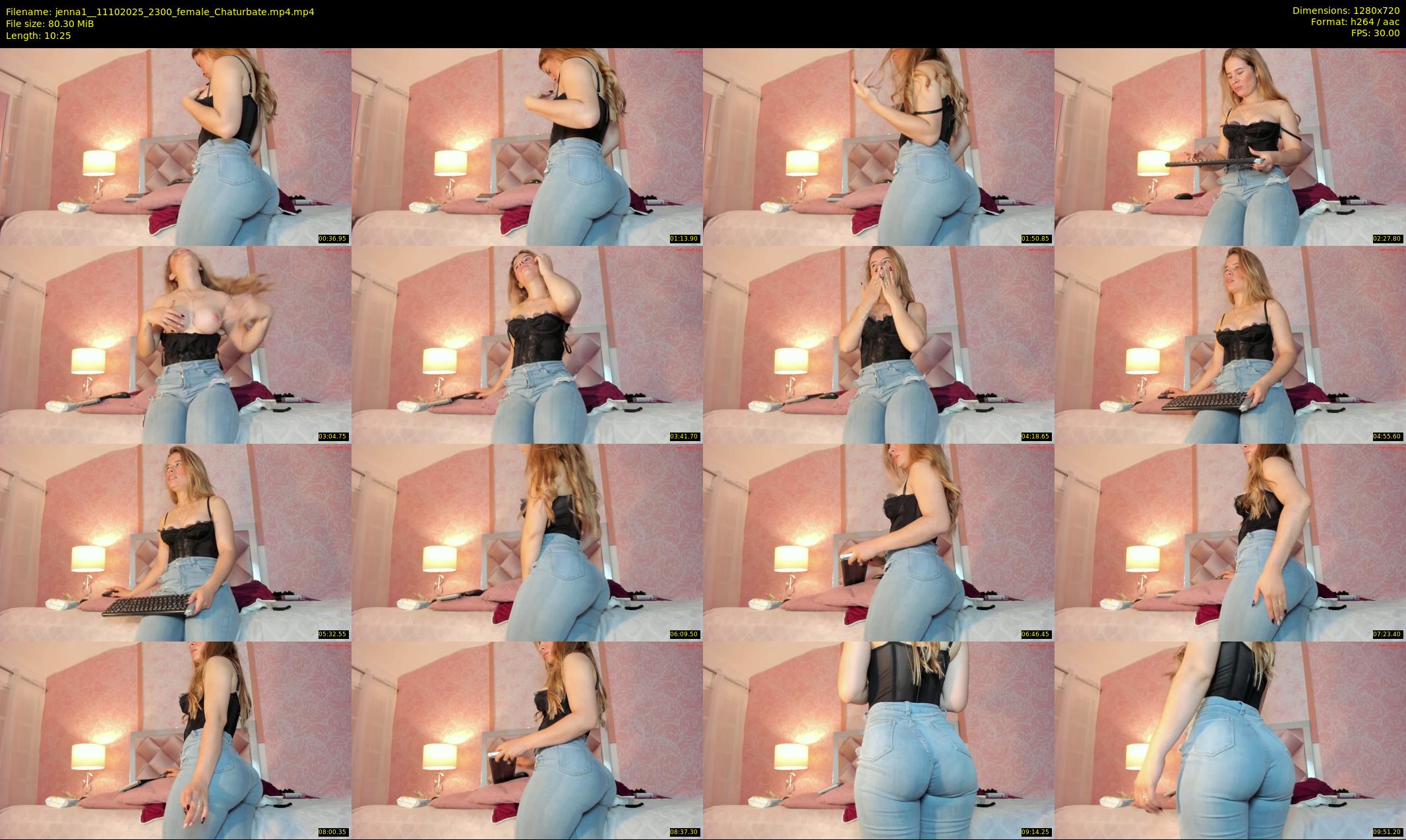 jenna1_ — 11 minute Chaturbate female cam show recording, 720p, Oct 11, 2025