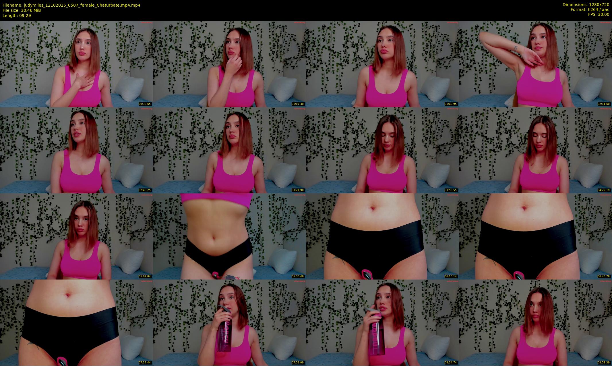 judymiles — 10 minute Chaturbate female cam show recording, 720p, Oct 12, 2025