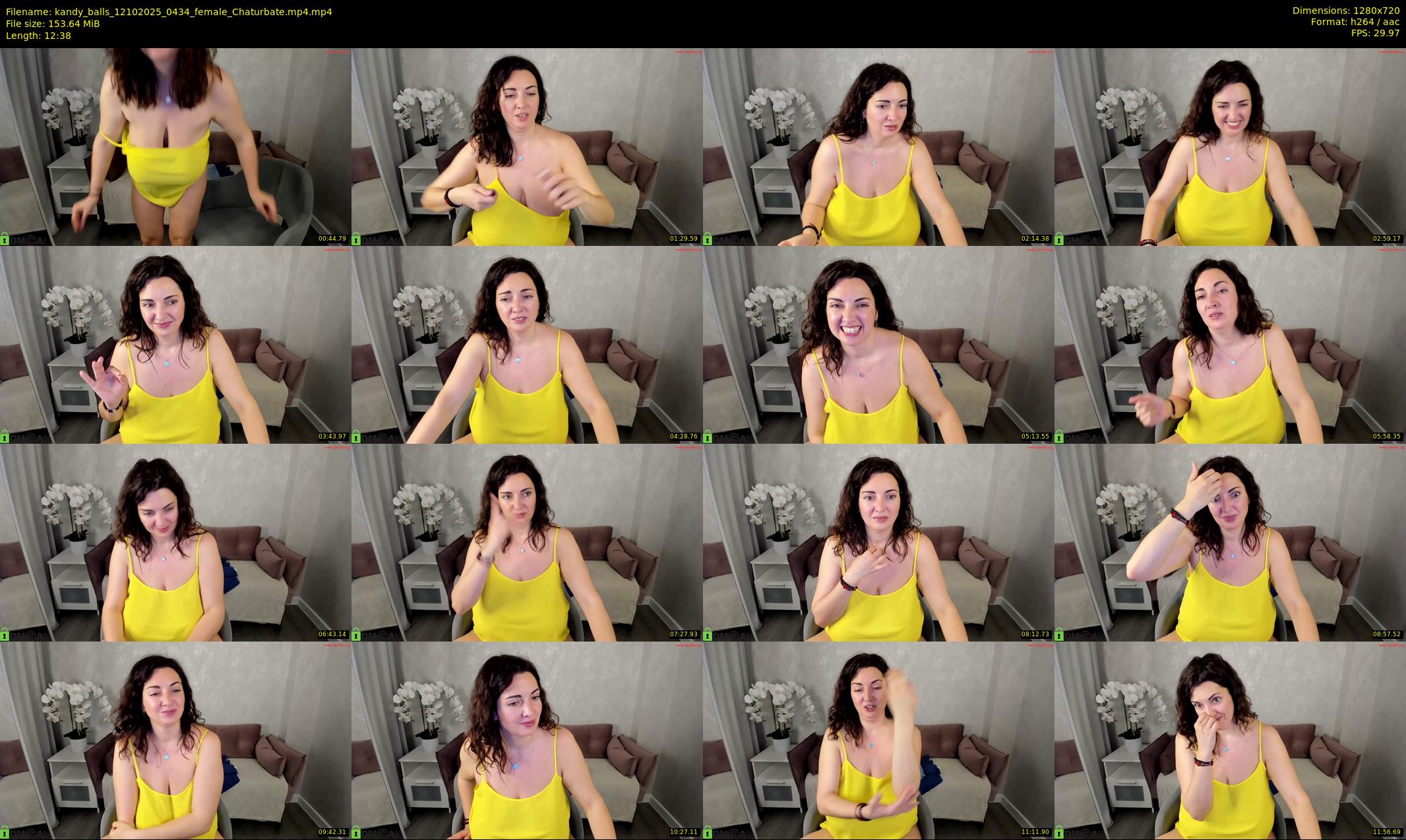 kandy_balls — 13 minute Chaturbate female cam show recording, 720p, Oct 12, 2025