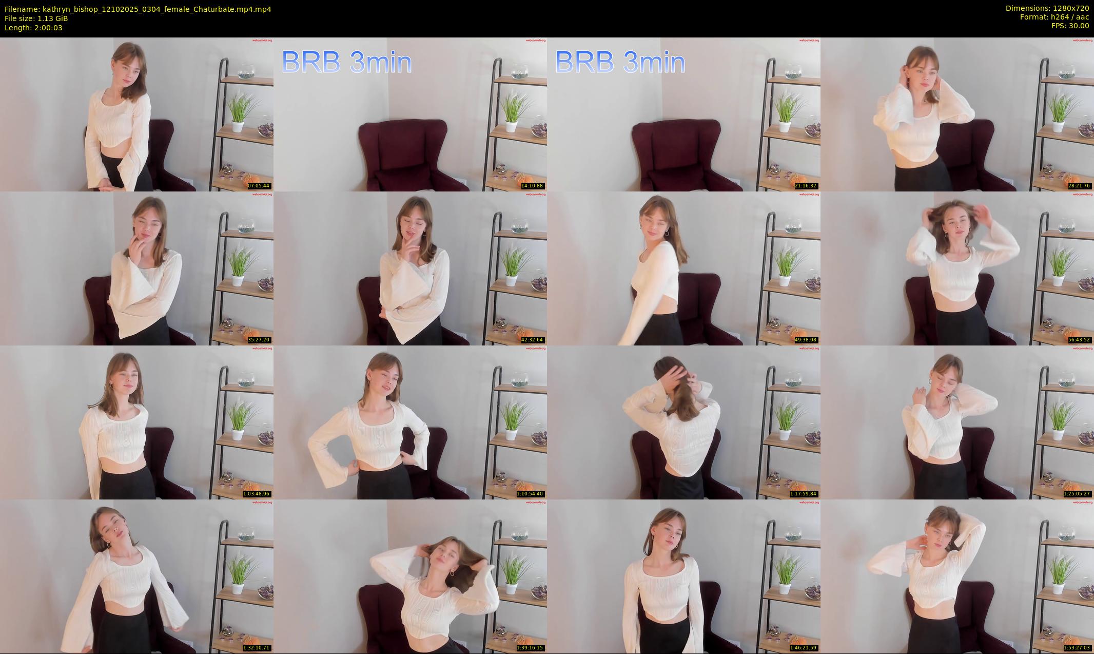kathryn_bishop — 121 minute Chaturbate female cam show recording, 720p, Oct 12, 2025