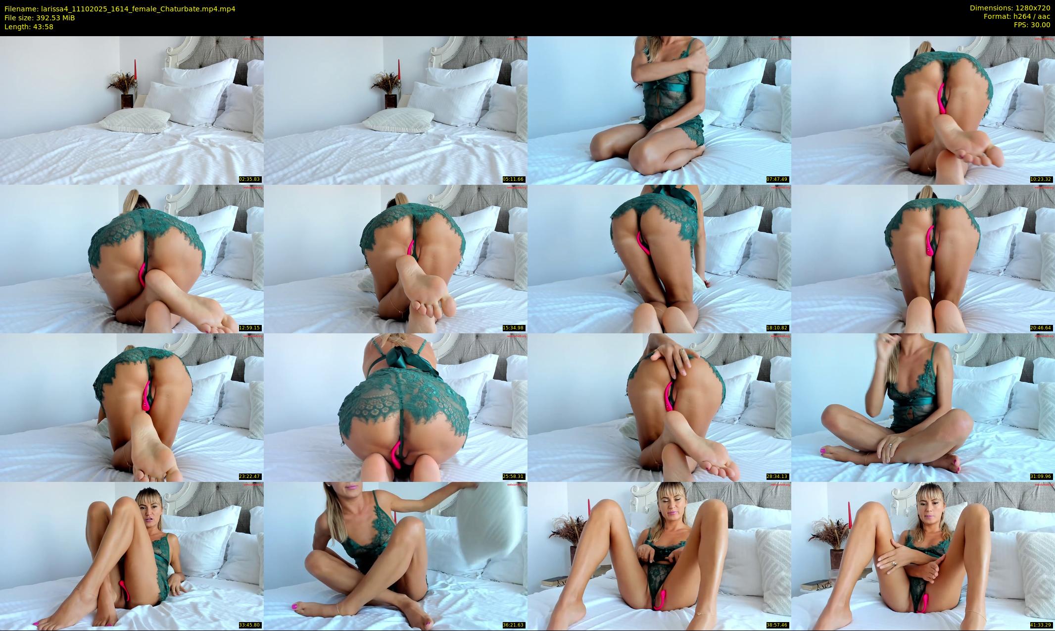 larissa4 — 44 minute Chaturbate female cam show recording, 720p, Oct 11, 2025