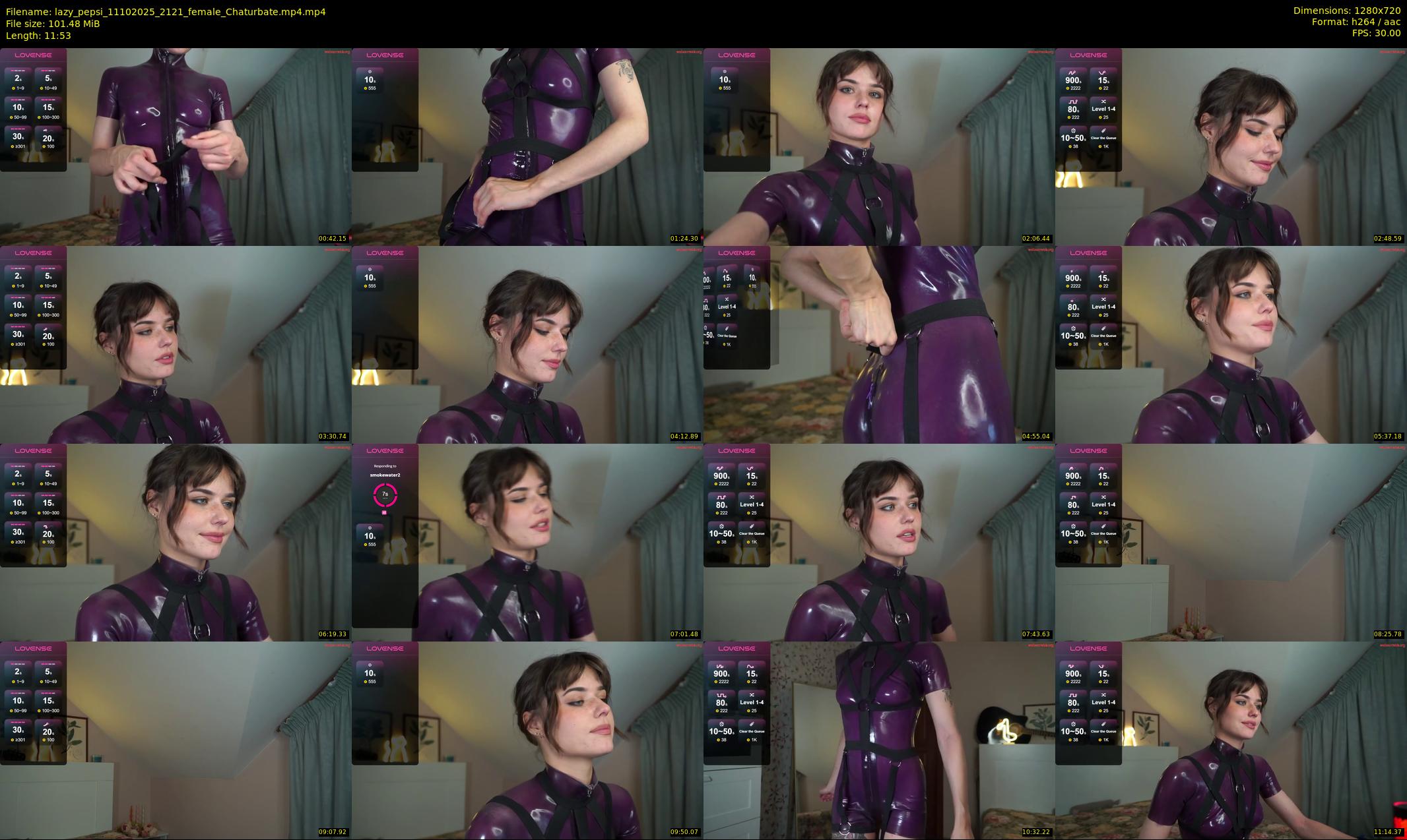 lazy_pepsi — 12 minute Chaturbate female cam show recording, 720p, Oct 11, 2025