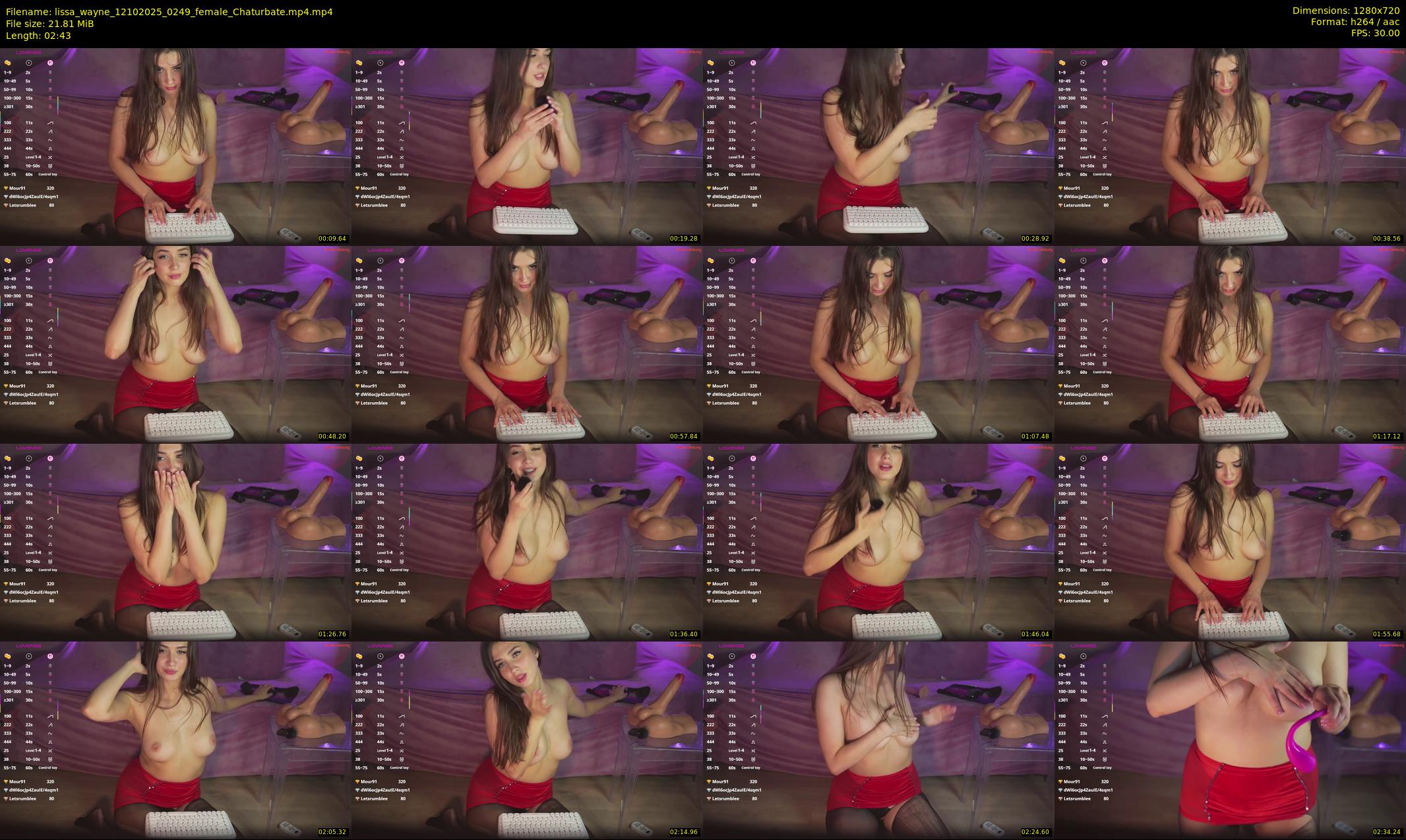 lissa_wayne — 3 minute Chaturbate female cam show recording, 720p, Oct 12, 2025