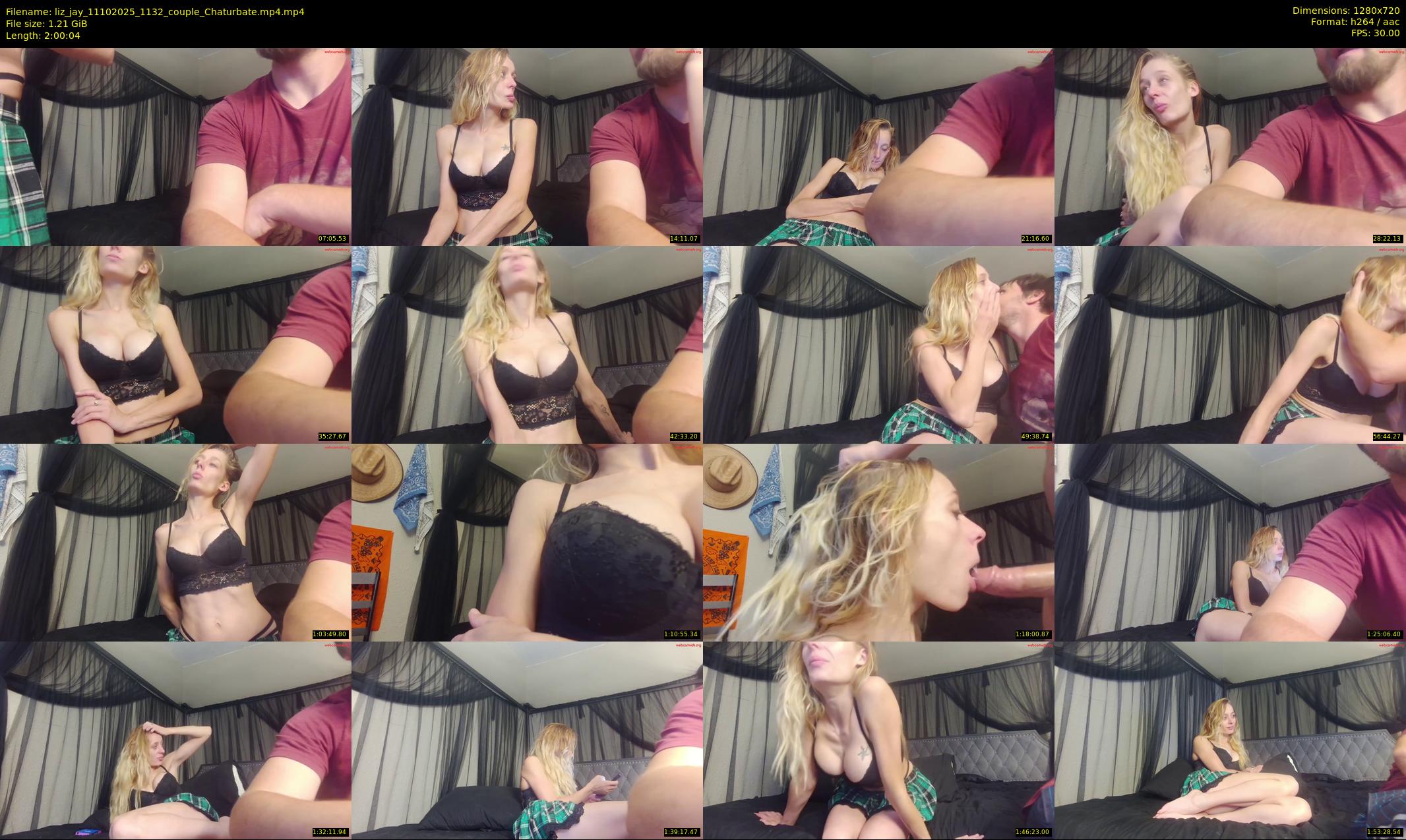 liz_jay — 121 minute Chaturbate couple cam show recording, 720p, Oct 11, 2025