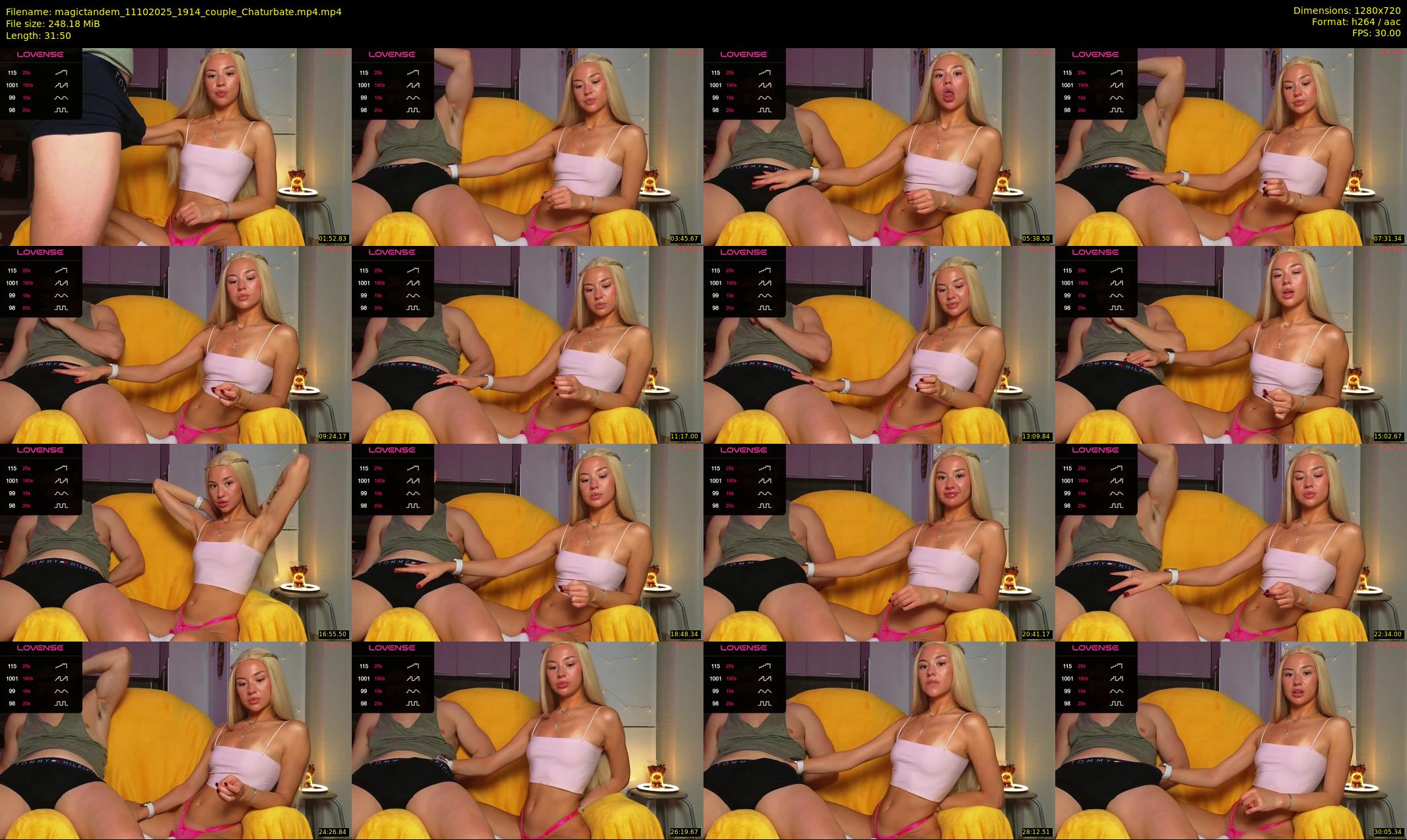 magictandem — 32 minute Chaturbate couple cam show recording, 720p, Oct 11, 2025