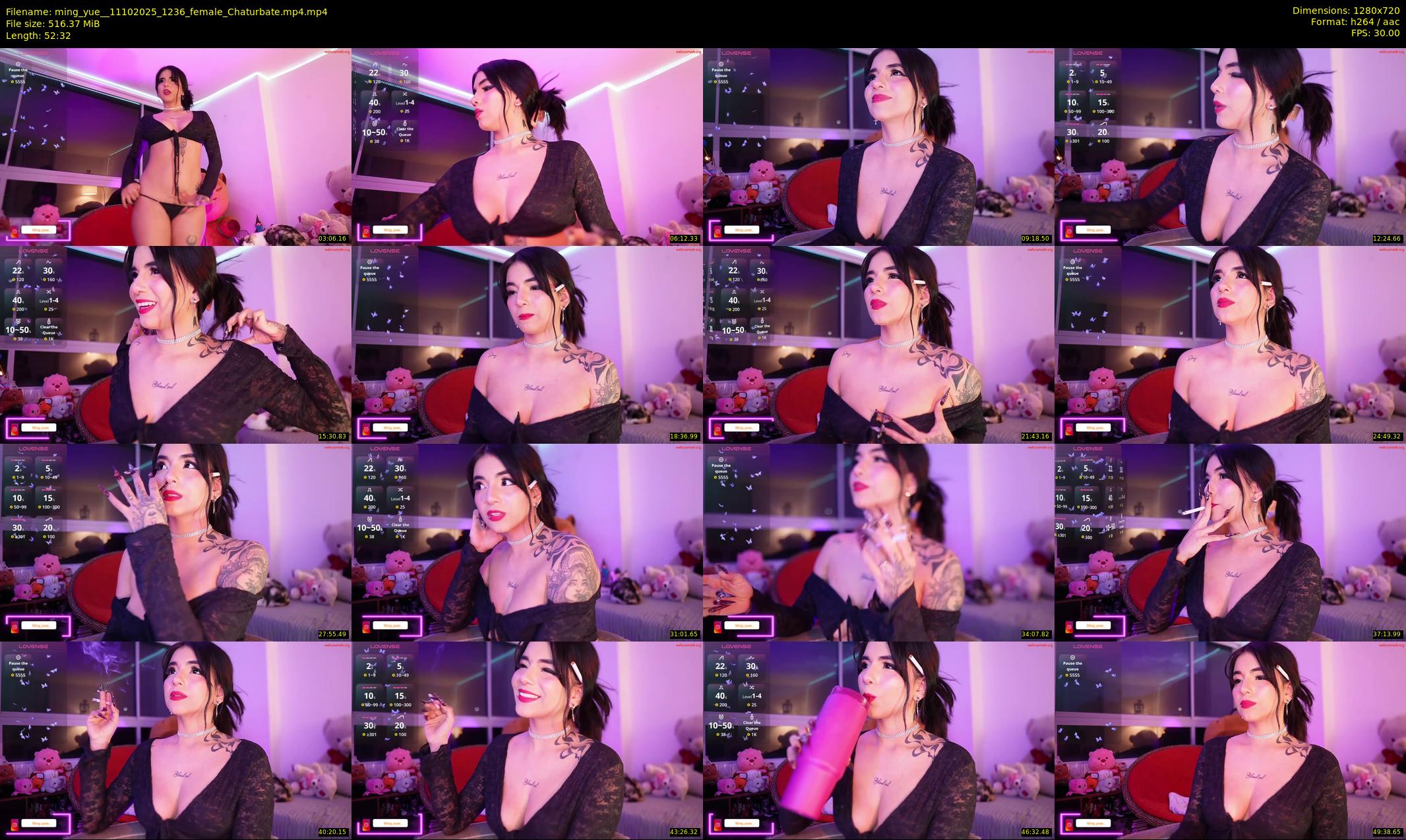 ming_yue_ — 53 minute Chaturbate female cam show recording, 720p, Oct 11, 2025