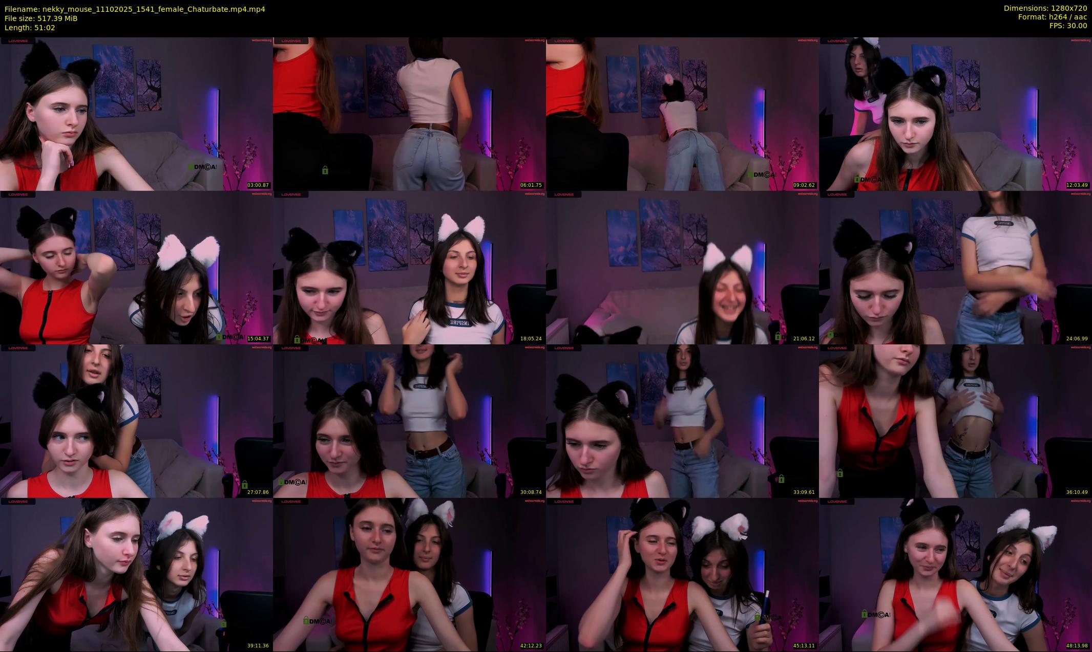 nekky_mouse — 52 minute Chaturbate female cam show recording, 720p, Oct 11, 2025