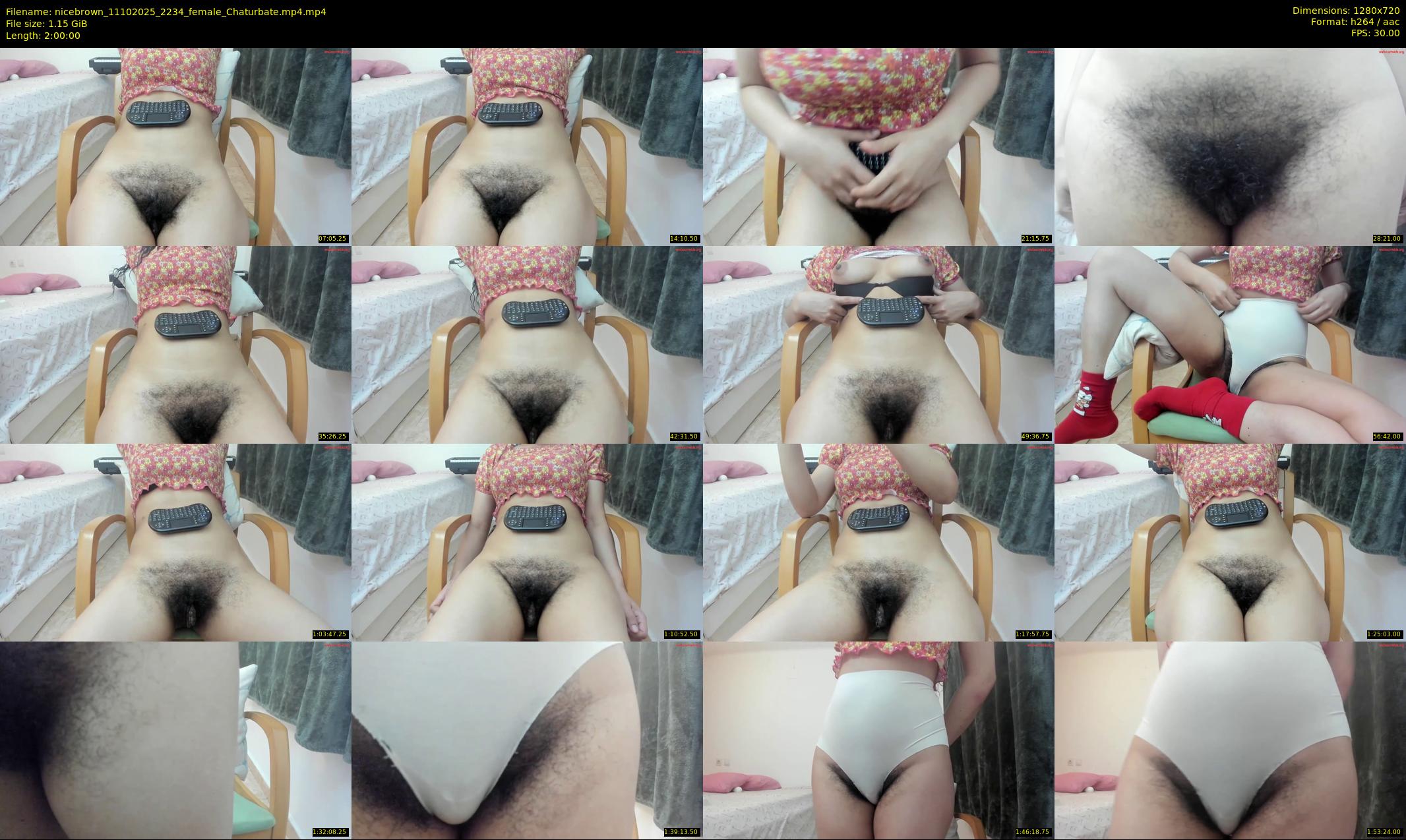 nicebrown — 120 minute Chaturbate female cam show recording, 720p, Oct 11, 2025