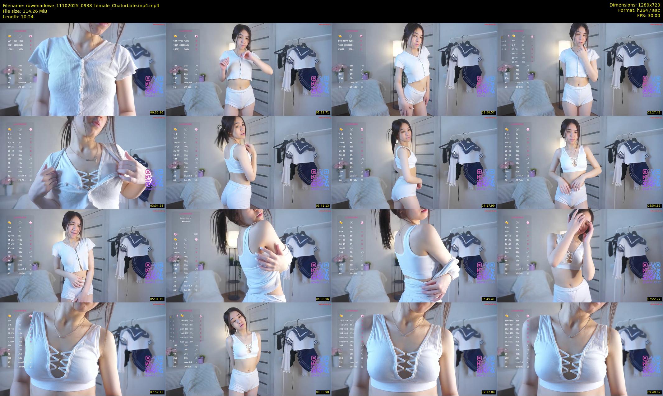 rowenadowe — 11 minute Chaturbate female cam show recording, 720p, Oct 11, 2025
