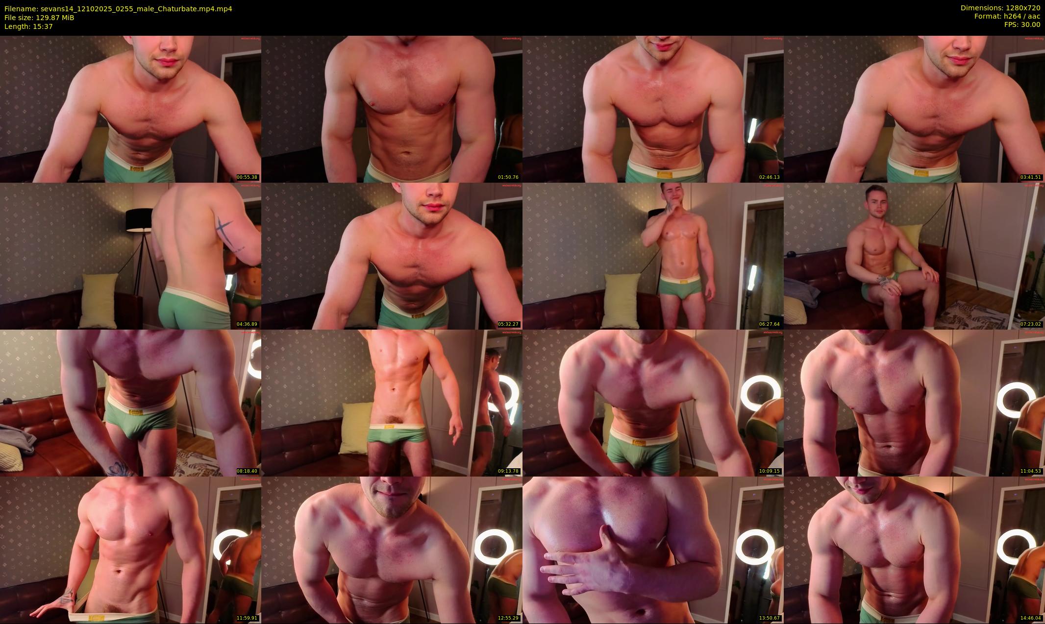 sevans14 — 16 minute Chaturbate male cam show recording, 720p, Oct 12, 2025