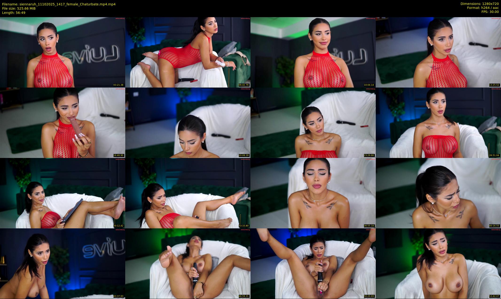 siennaruh — 57 minute Chaturbate female cam show recording, 720p, Oct 11, 2025