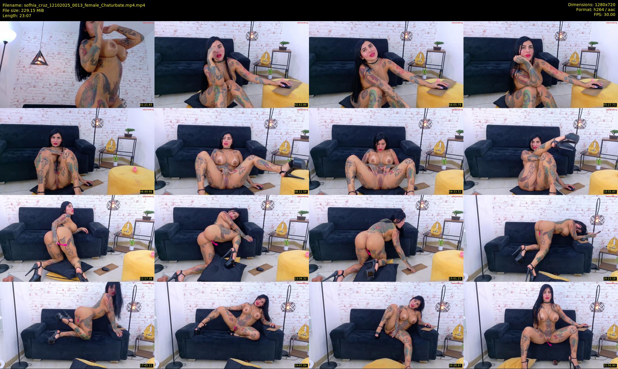 sofhia_cruz — 24 minute Chaturbate female cam show recording, 720p, Oct 12, 2025