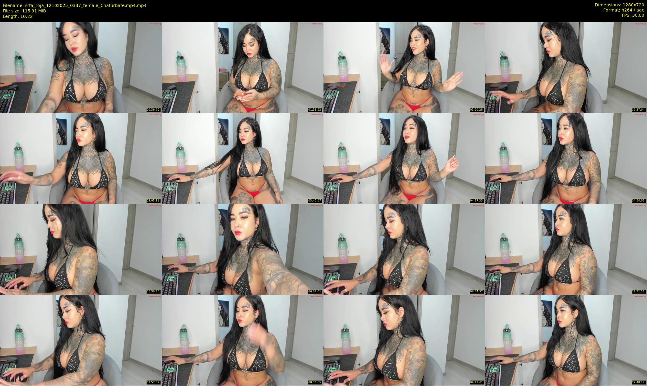 srta_roja — 11 minute Chaturbate female cam show recording, 720p, Oct 12, 2025