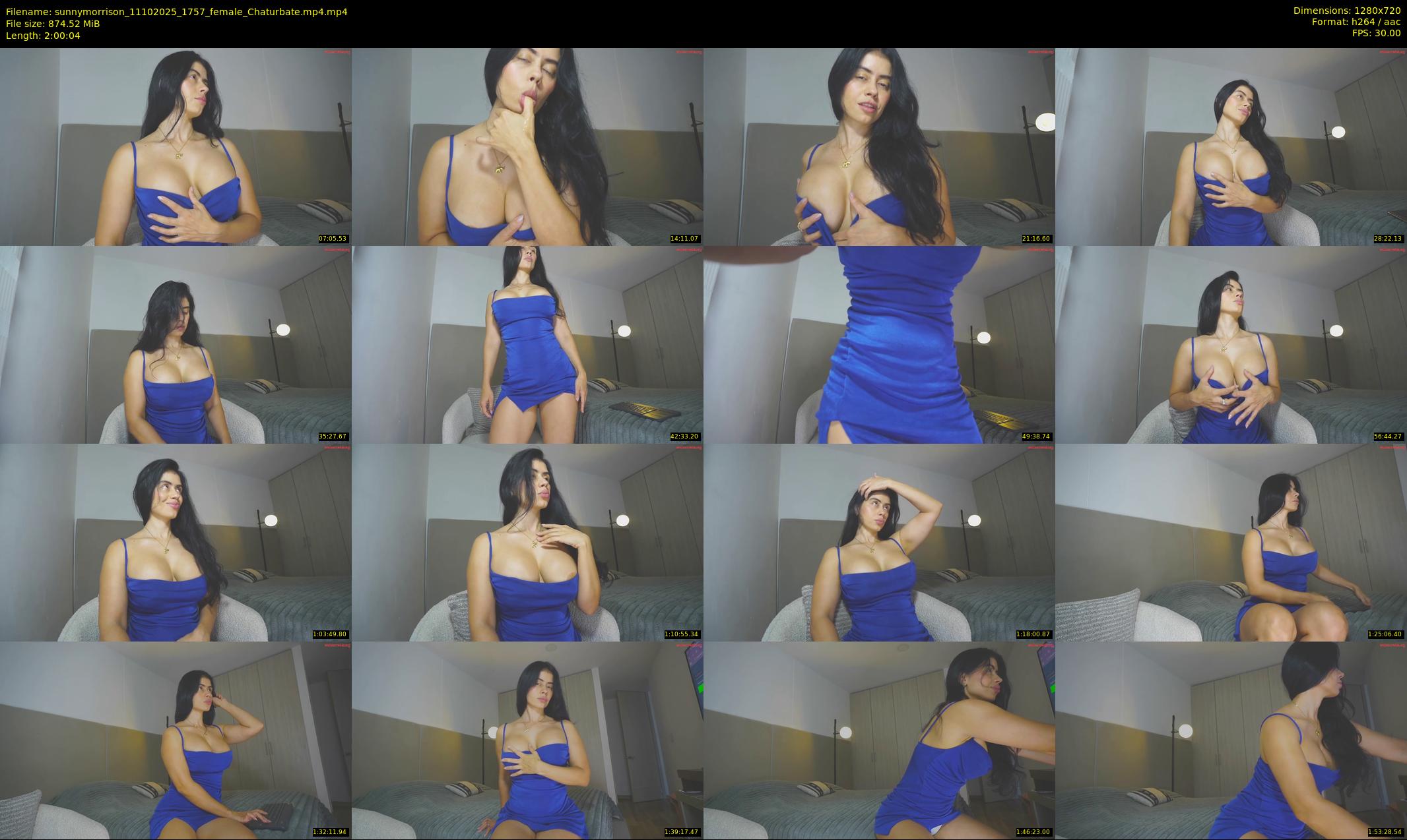 sunnymorrison — 121 minute Chaturbate female cam show recording, 720p, Oct 11, 2025