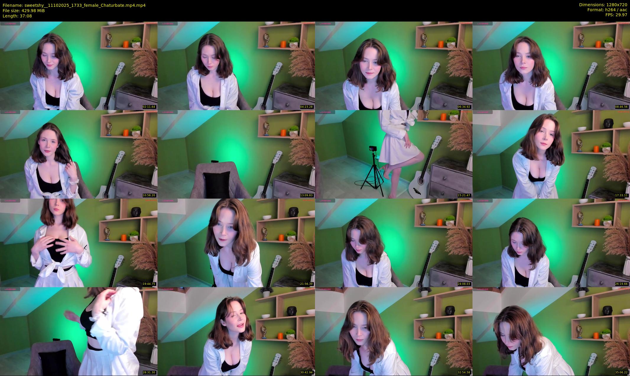 sweetshy_ — 38 minute Chaturbate female cam show recording, 720p, Oct 11, 2025