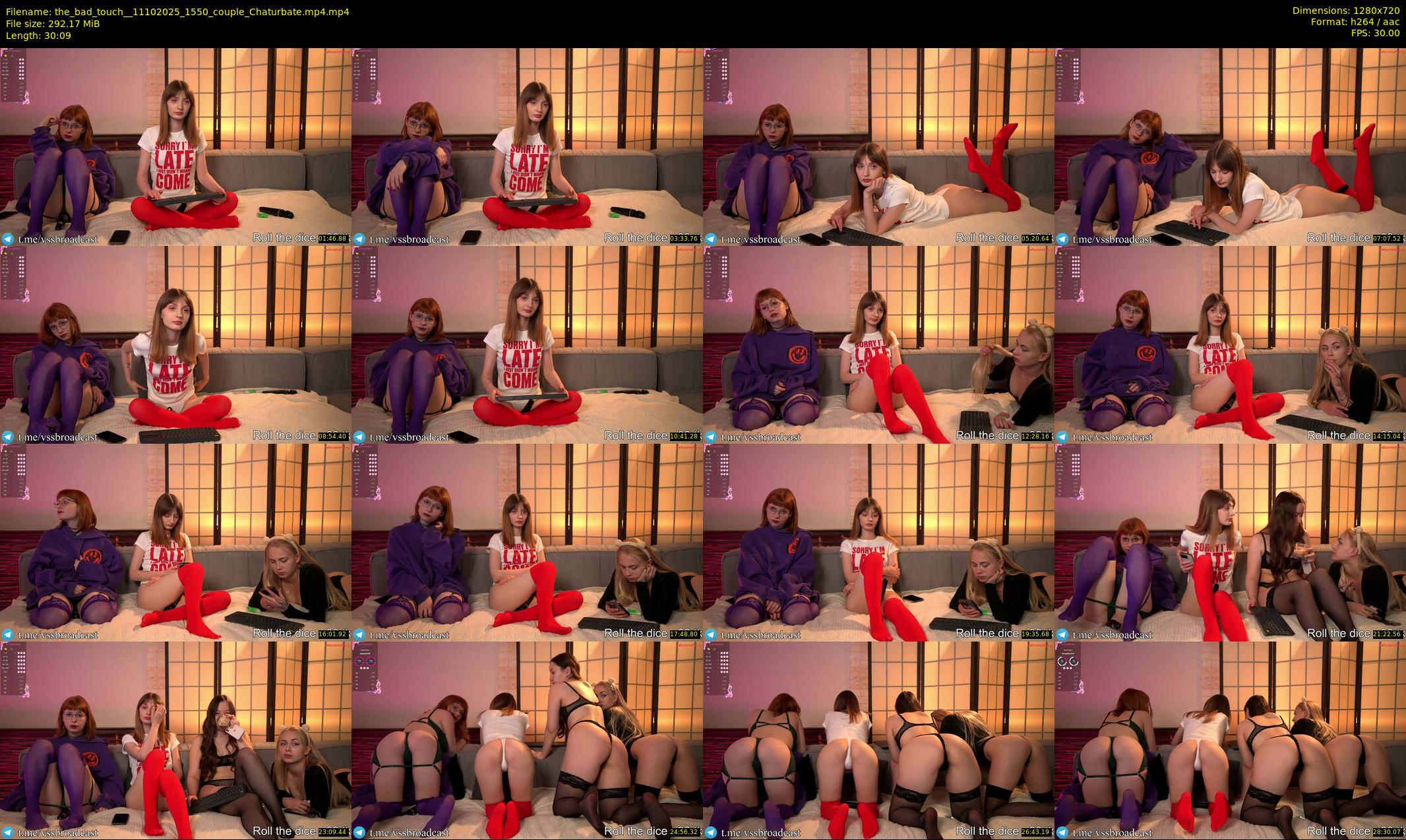 the_bad_touch_ — 31 minute Chaturbate couple cam show recording, 720p, Oct 11, 2025
