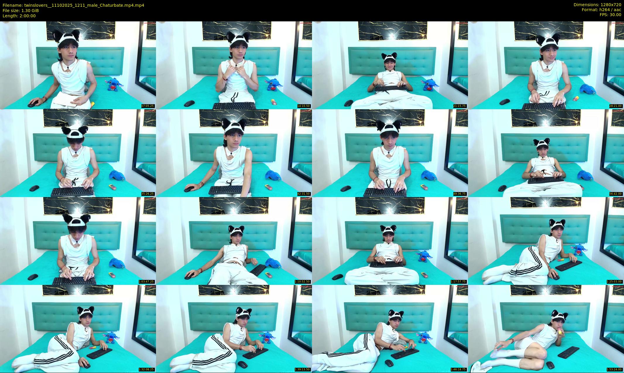twinslovers_ — 120 minute Chaturbate couple cam show recording, 720p, Oct 11, 2025