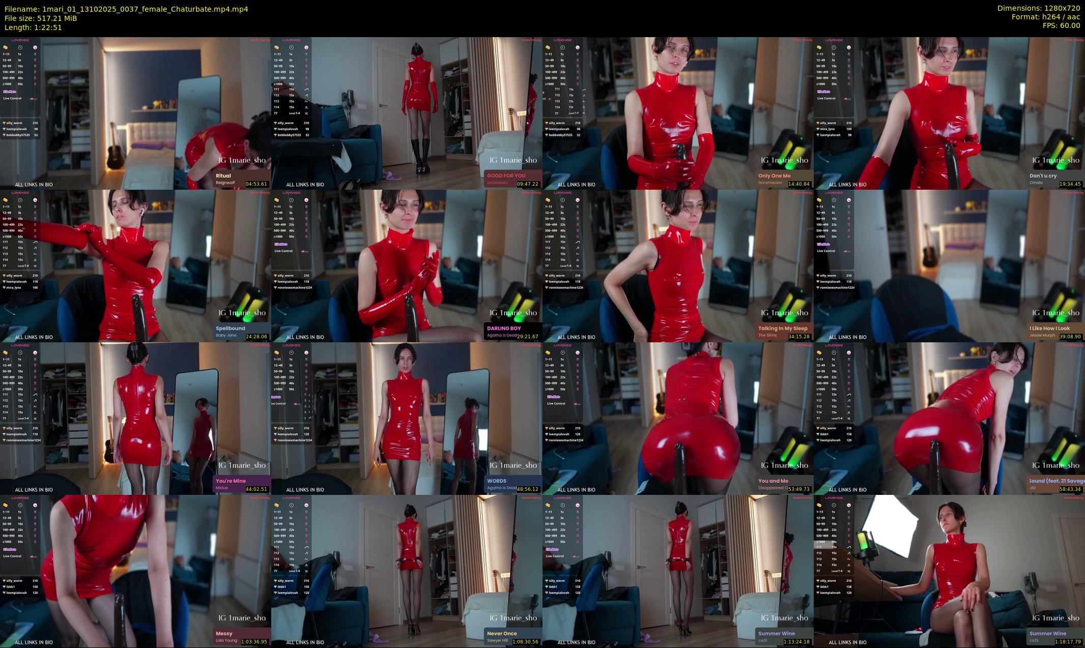 1mari_01 — 83 minute Chaturbate female cam show recording, 720p, Oct 13, 2025