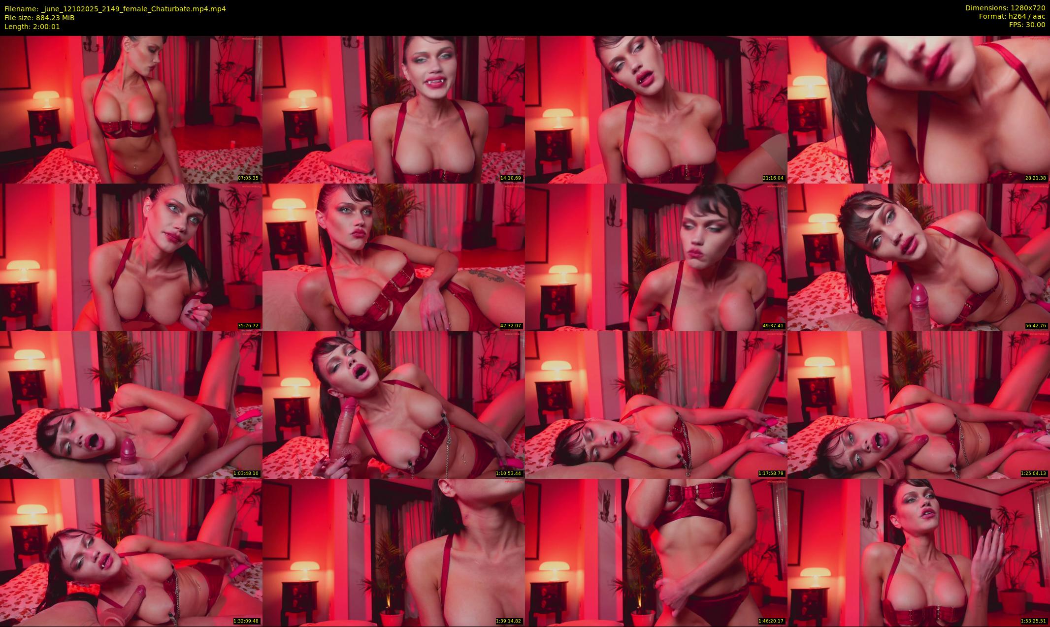 _june — 121 minute Chaturbate female cam show recording, 720p, Oct 12, 2025