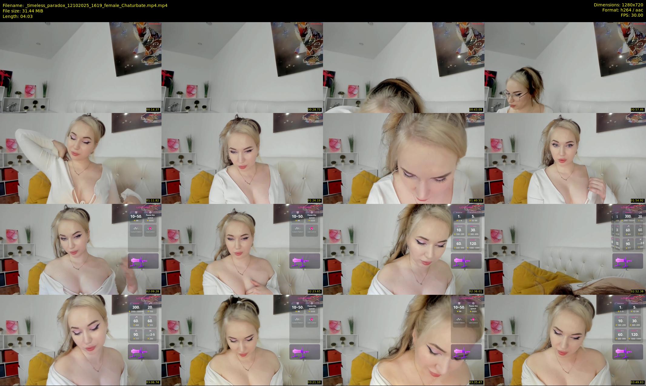 _timeless_paradox — 5 minute Chaturbate female cam show recording, 720p, Oct 12, 2025