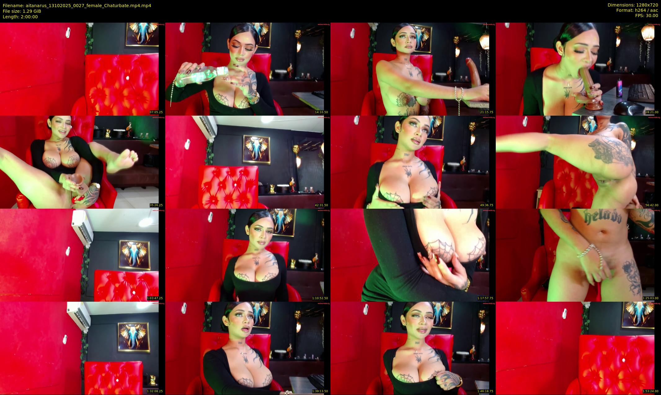 aitanarus — 120 minute Chaturbate female cam show recording, 720p, Oct 13, 2025