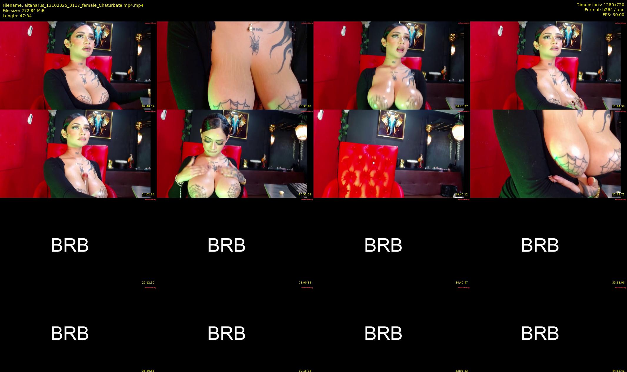 aitanarus — 48 minute Chaturbate female cam show recording, 720p, Oct 13, 2025