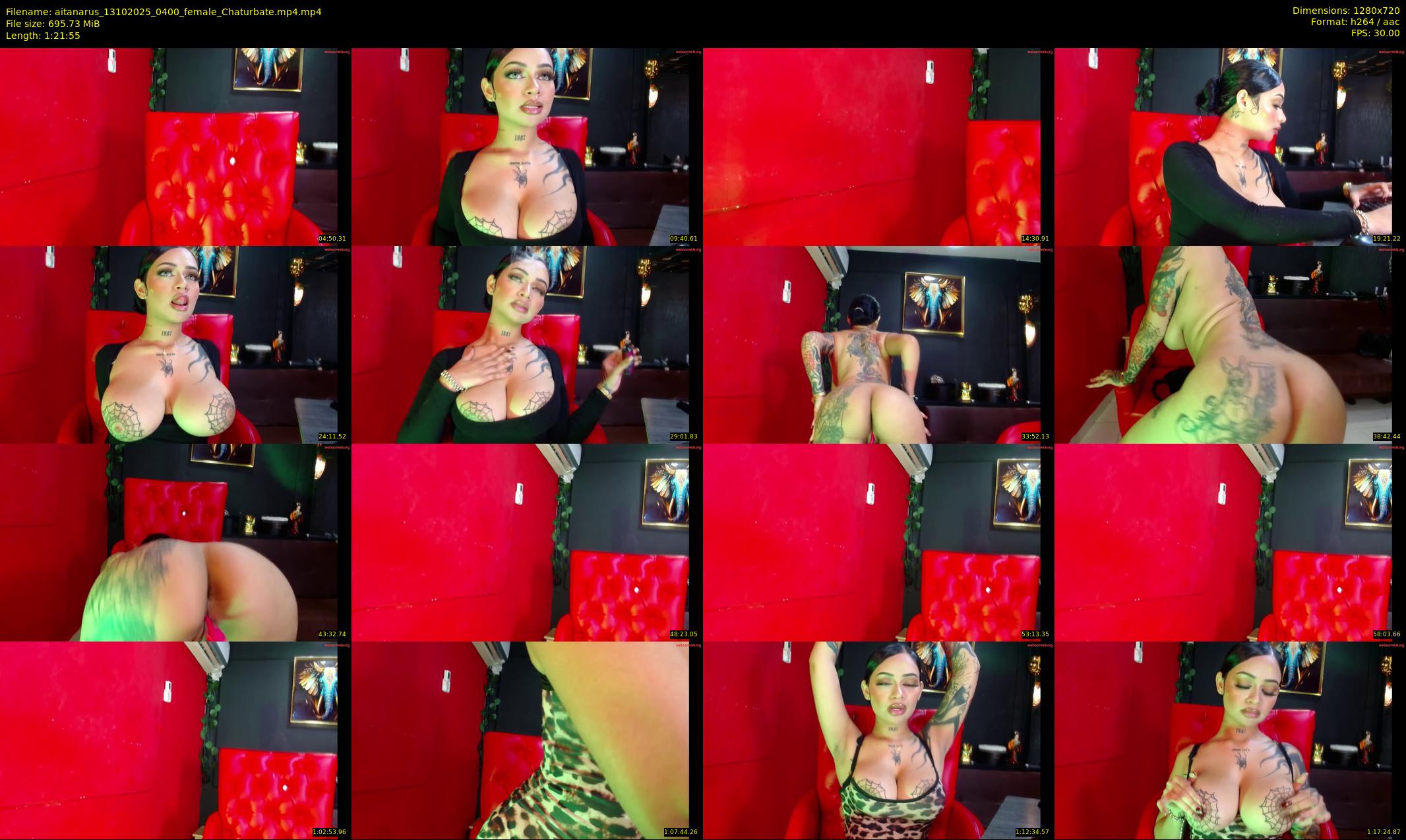 aitanarus — 82 minute Chaturbate female cam show recording, 720p, Oct 13, 2025