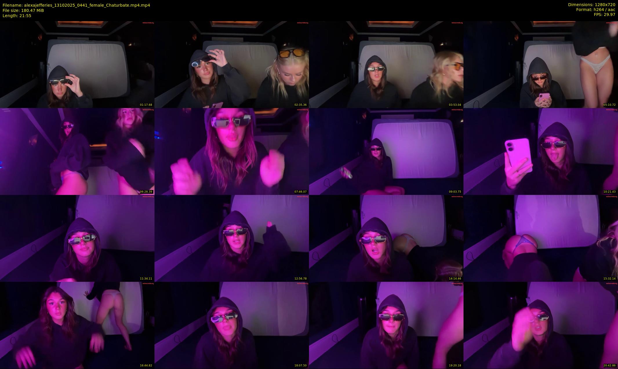 alexajefferies — 22 minute Chaturbate female cam show recording, 720p, Oct 13, 2025