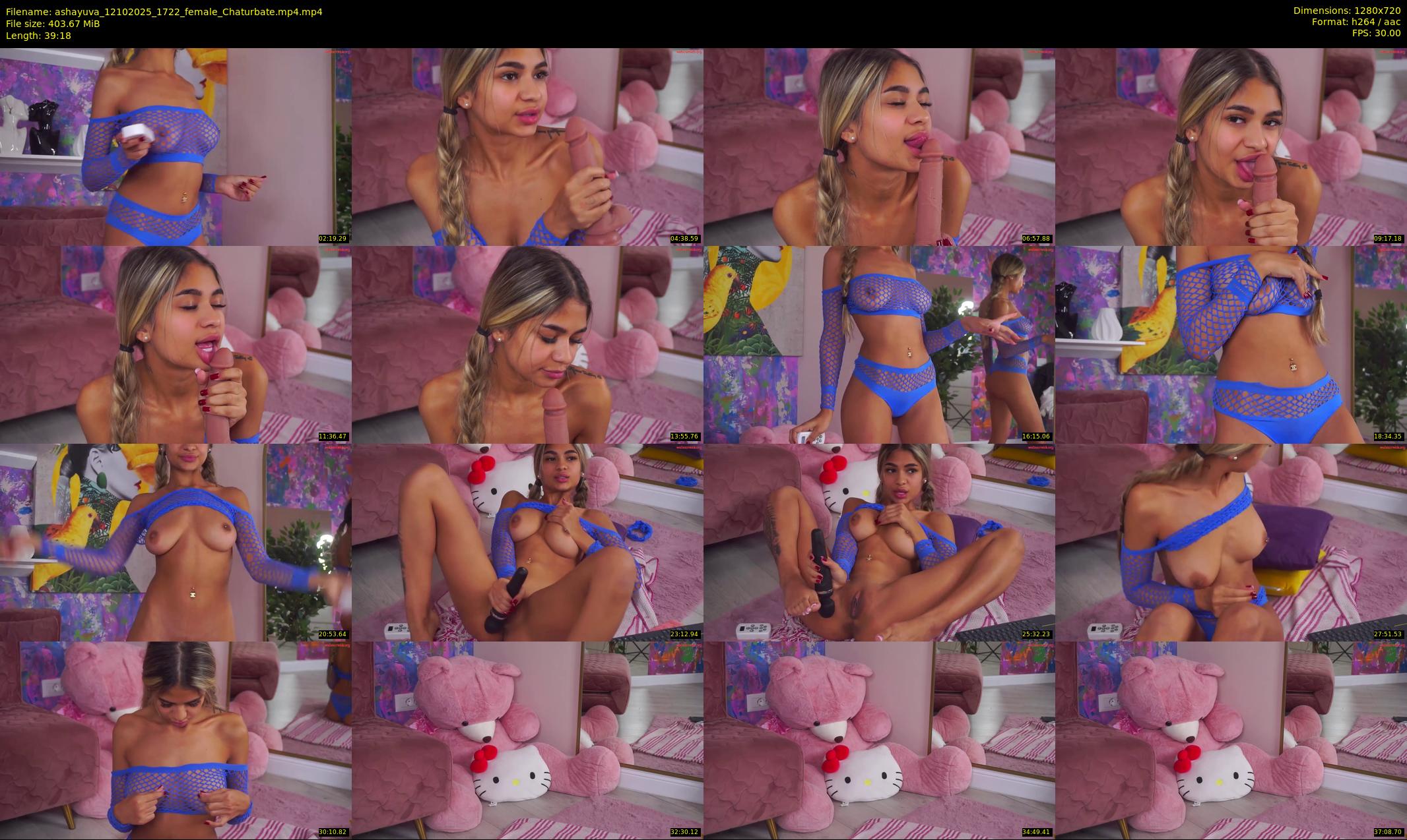ashayuva — 40 minute Chaturbate female cam show recording, 720p, Oct 12, 2025
