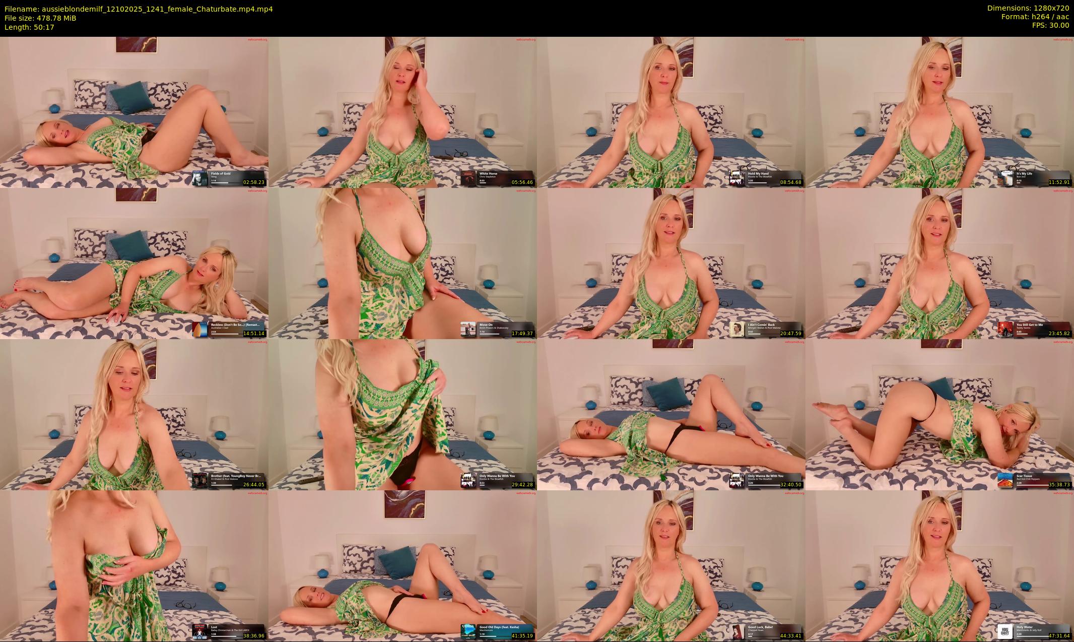 aussieblondemilf — 51 minute Chaturbate female cam show recording, 720p, Oct 12, 2025