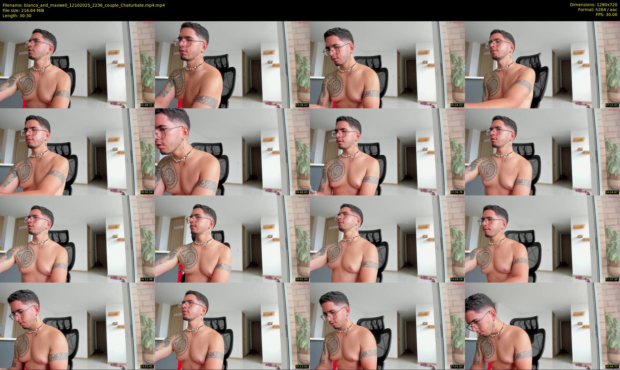 bianca_and_maxwell — 31 minute Chaturbate couple cam show recording, 720p, Oct 12, 2025