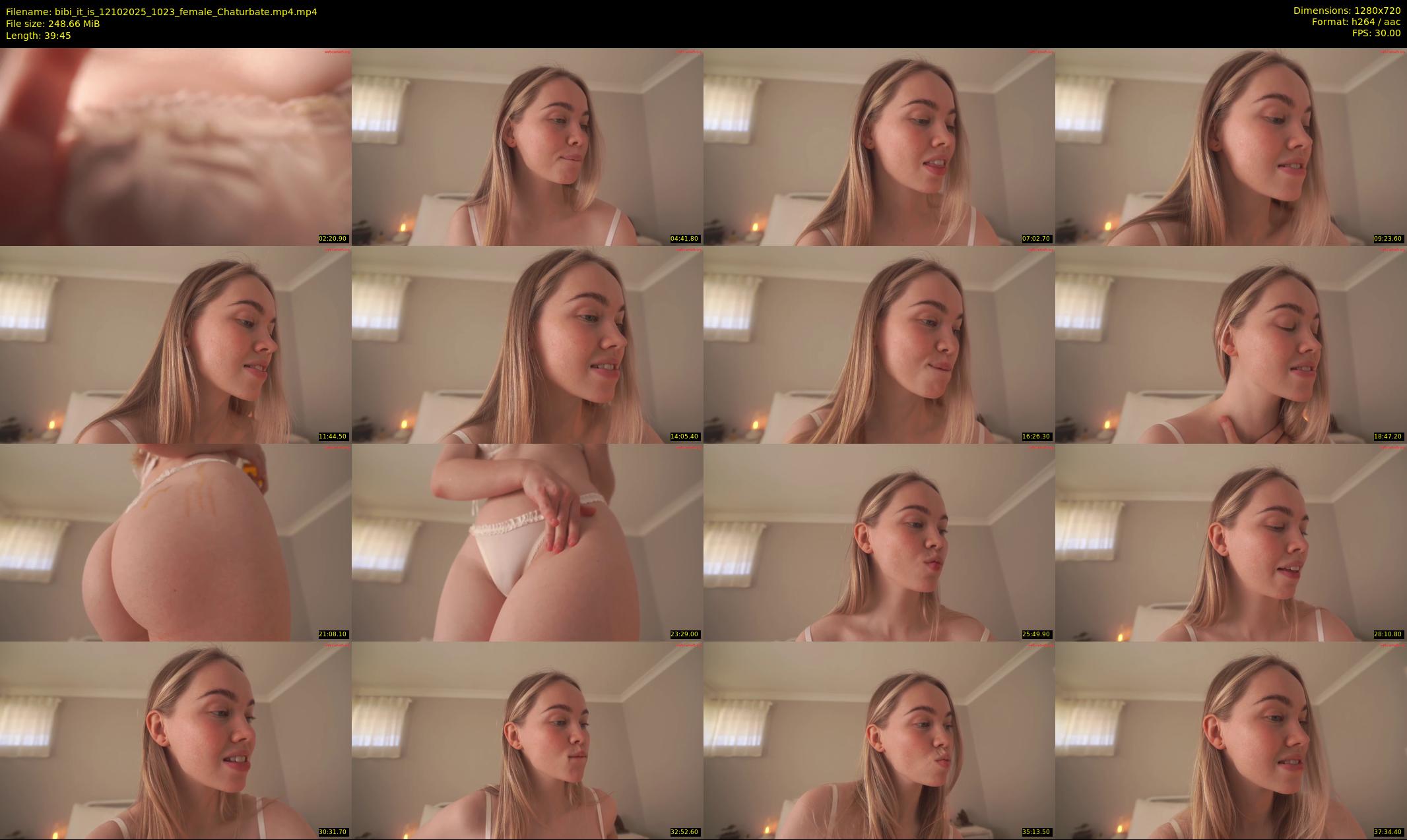 bibi_it_is — 40 minute Chaturbate female cam show recording, 720p, Oct 12, 2025