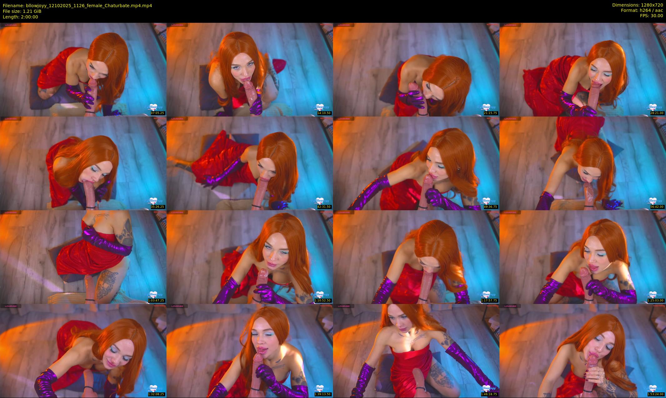 bllowjoyy — 120 minute Chaturbate female cam show recording, 720p, Oct 12, 2025
