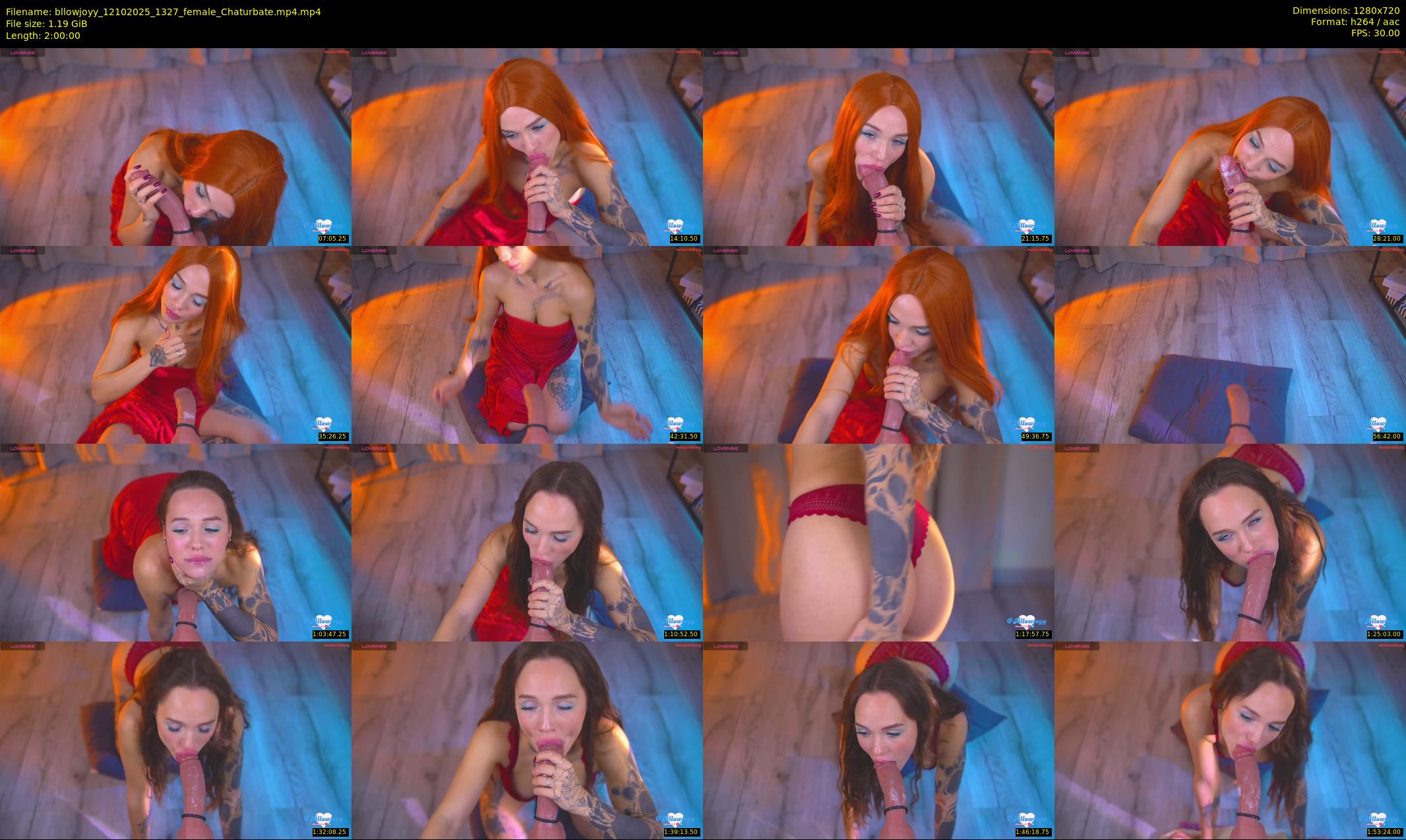 bllowjoyy — 120 minute Chaturbate female cam show recording, 720p, Oct 12, 2025