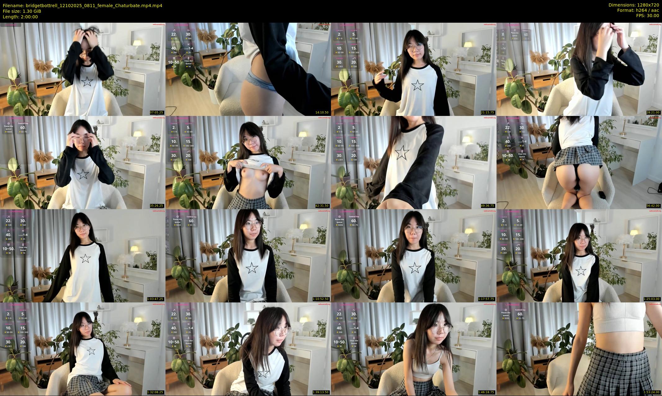 bridgetbottrell — 120 minute Chaturbate female cam show recording, 720p, Oct 12, 2025
