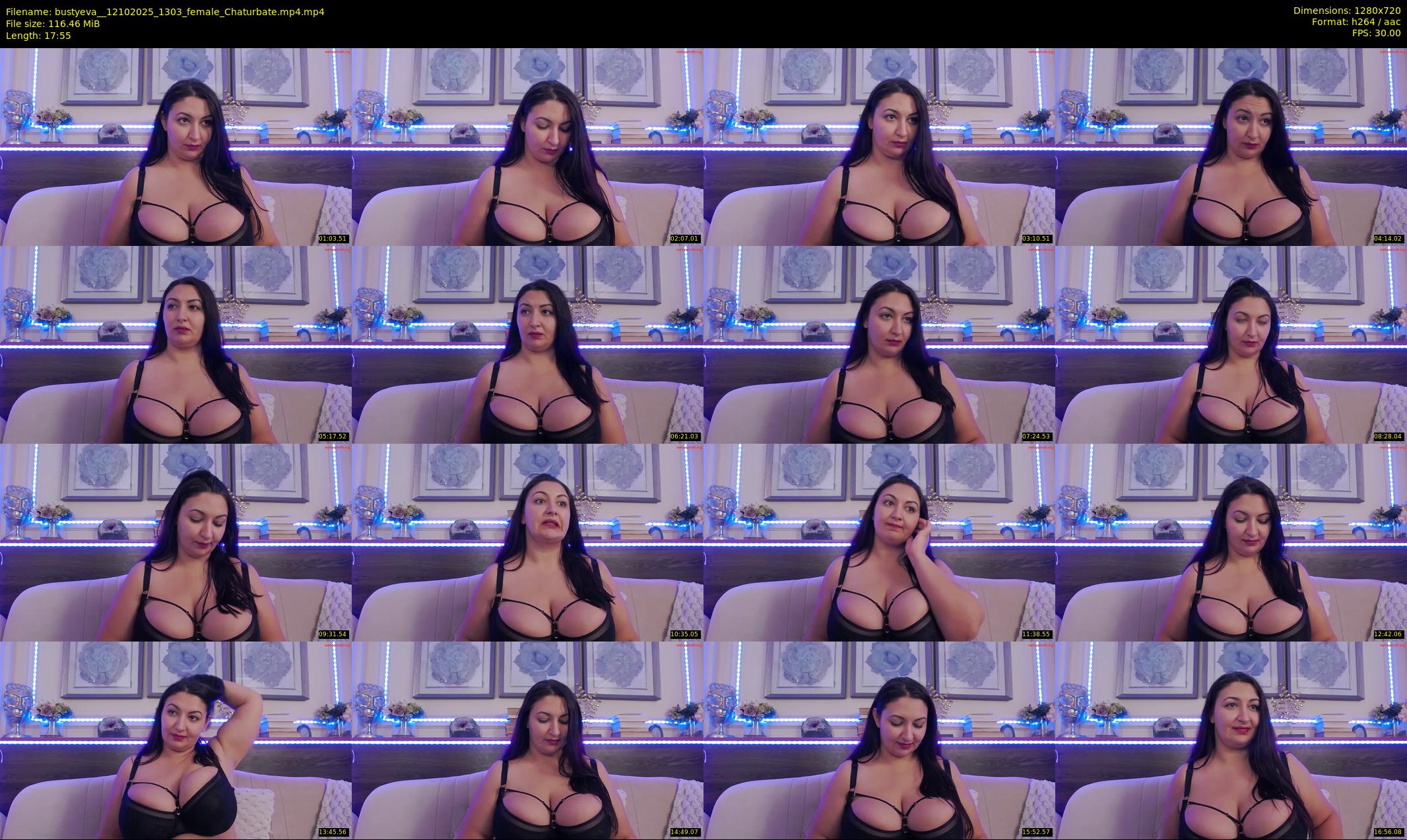 bustyeva_ — 18 minute Chaturbate female cam show recording, 720p, Oct 12, 2025