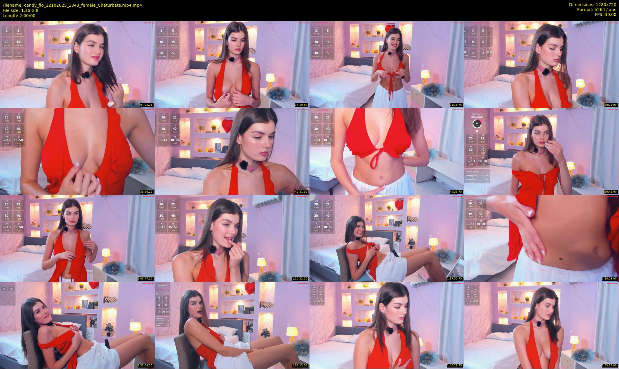 candy_flo — 120 minute Chaturbate female cam show recording, 720p, Oct 12, 2025