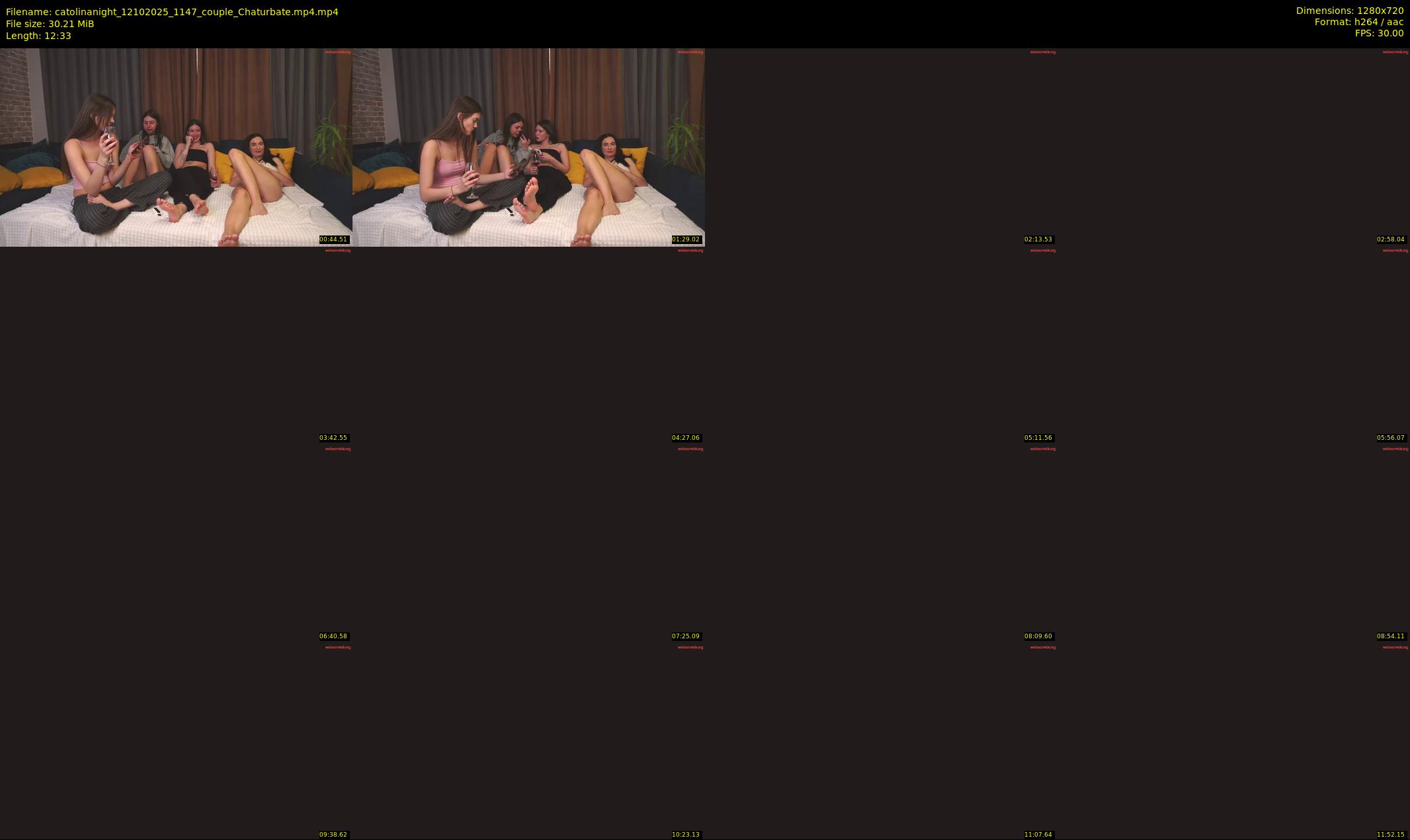 catolinanight — 13 minute Chaturbate couple cam show recording, 720p, Oct 12, 2025