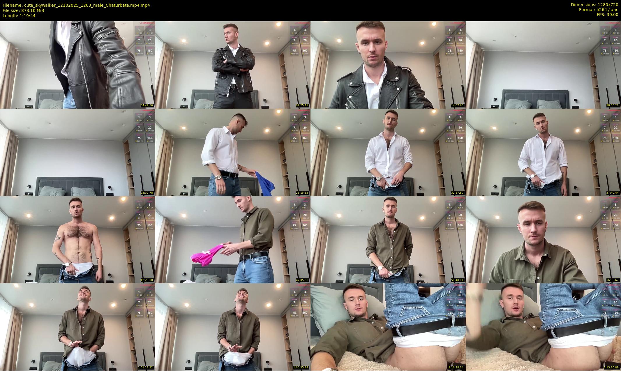 cute_skywalker — 80 minute Chaturbate male cam show recording, 720p, Oct 12, 2025