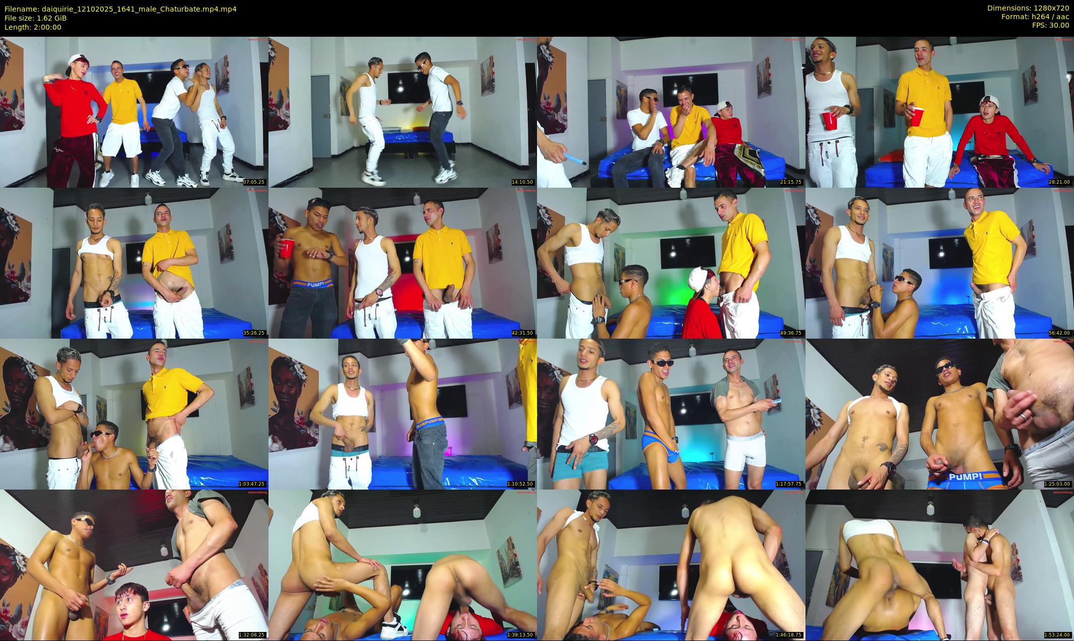 daiquirie — 120 minute Chaturbate male cam show recording, 720p, Oct 12, 2025