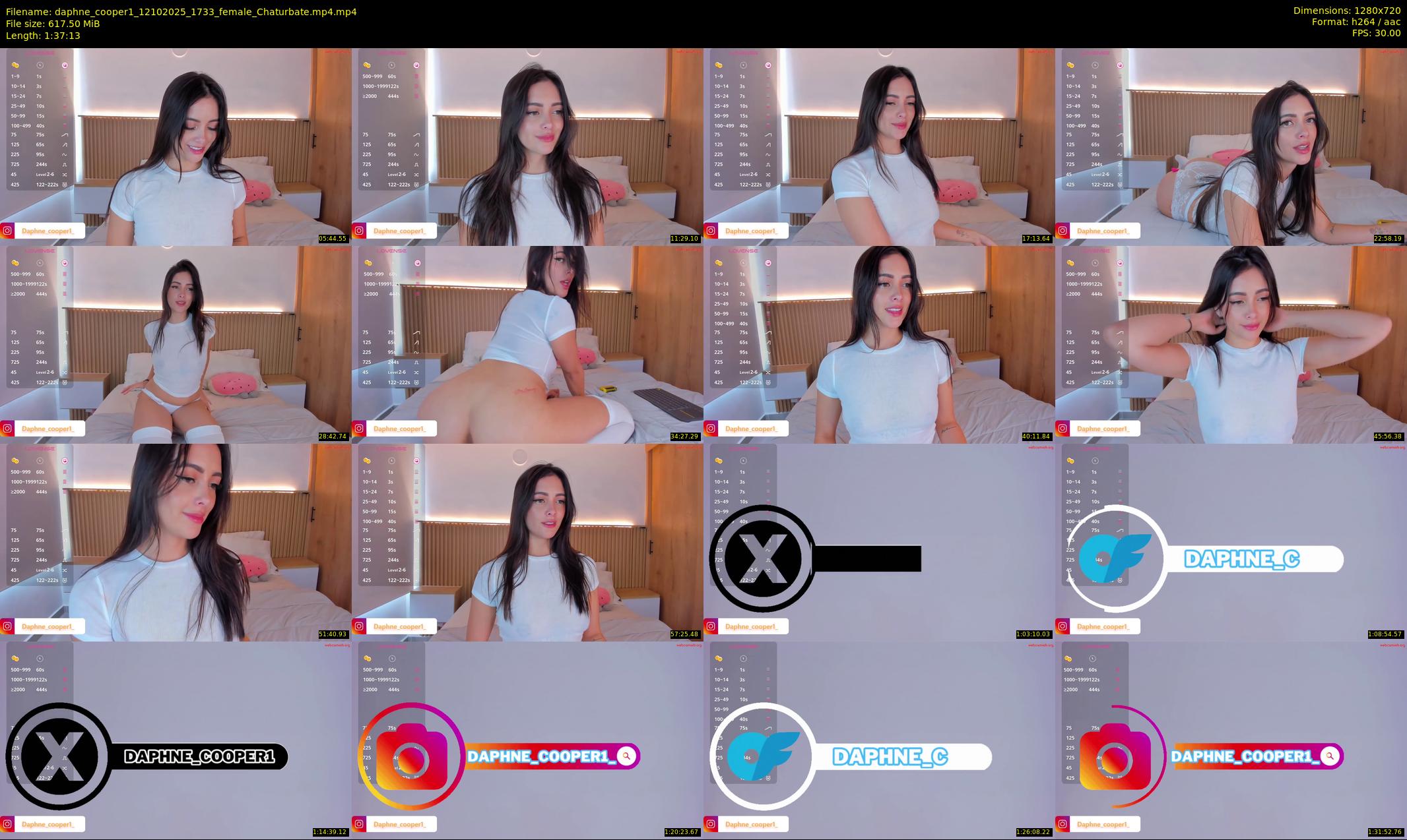 daphne_cooper1 — 98 minute Chaturbate female cam show recording, 720p, Oct 12, 2025