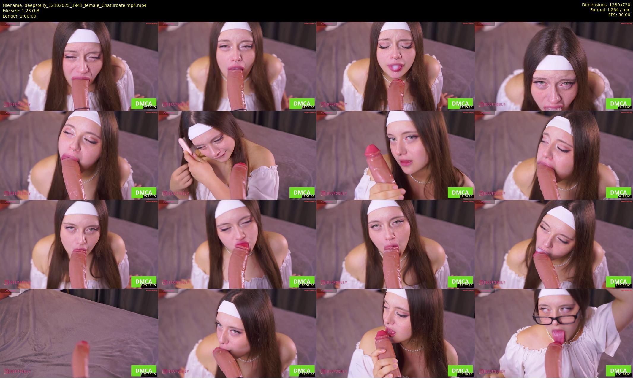 deepsouly — 120 minute Chaturbate female cam show recording, 720p, Oct 12, 2025