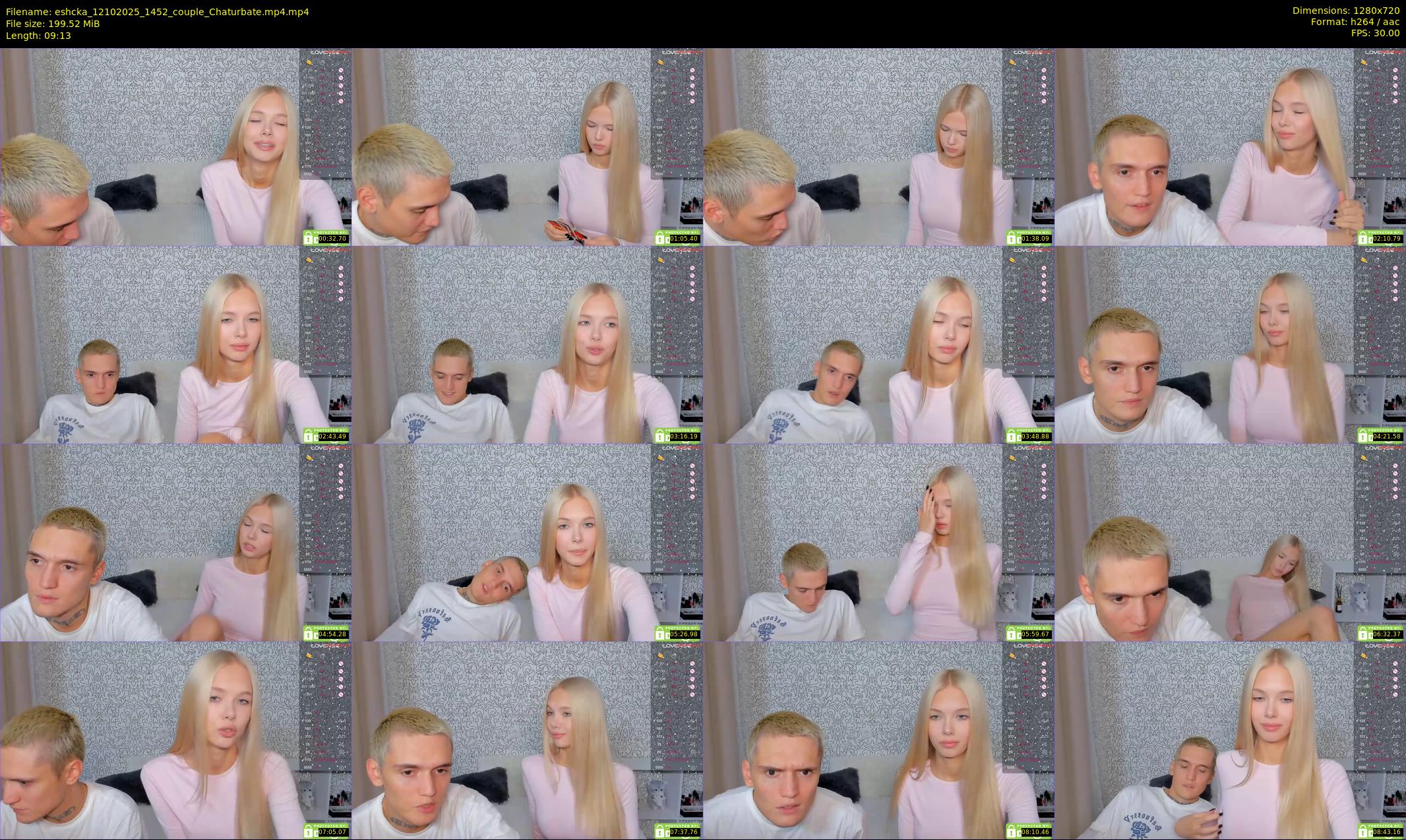 eshcka — 10 minute Chaturbate couple cam show recording, 720p, Oct 12, 2025