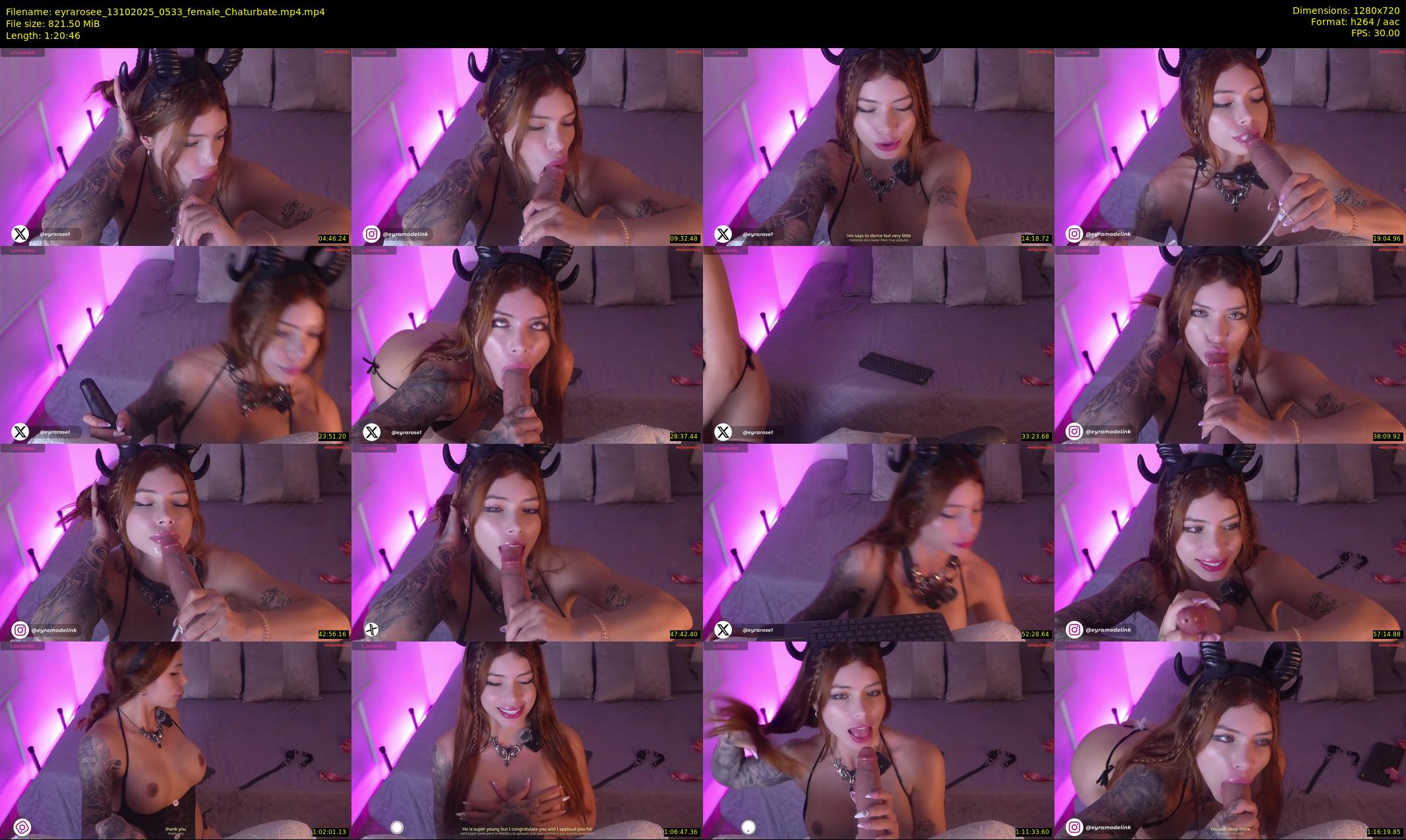 eyrarosee — 81 minute Chaturbate female cam show recording, 720p, Oct 13, 2025