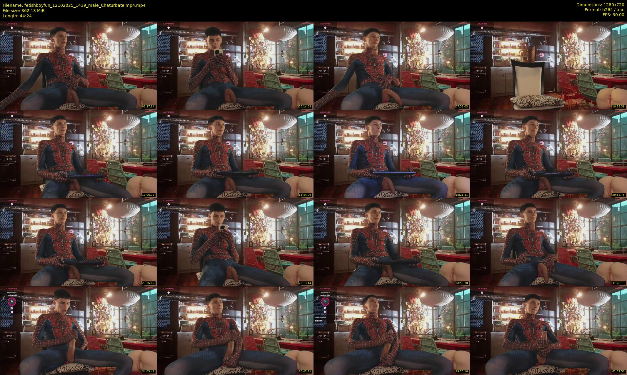 fetishboyfun — 45 minute Chaturbate male cam show recording, 720p, Oct 12, 2025
